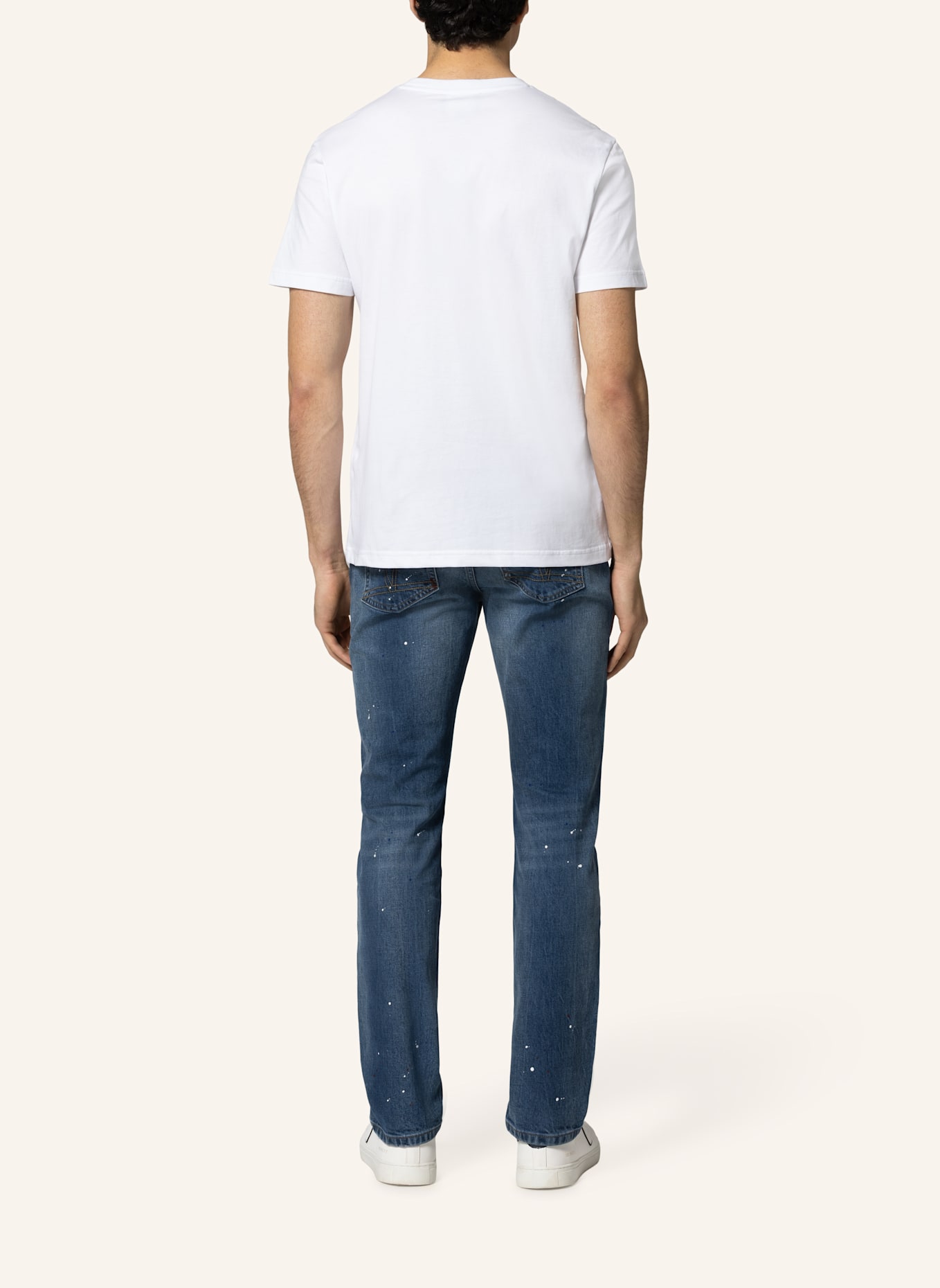 19V69 ITALIA T-Shirt RAFAEL BAROQUE: WEISS