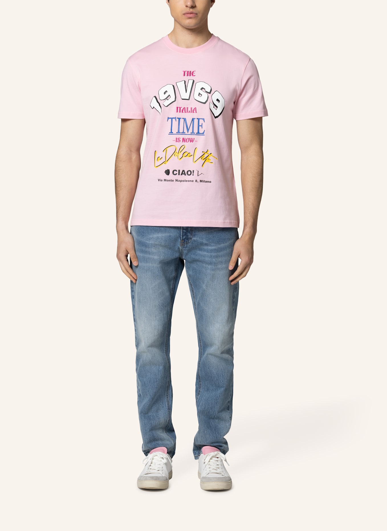 19V69 ITALIA T-Shirt RAFAEL CIAO: PINK