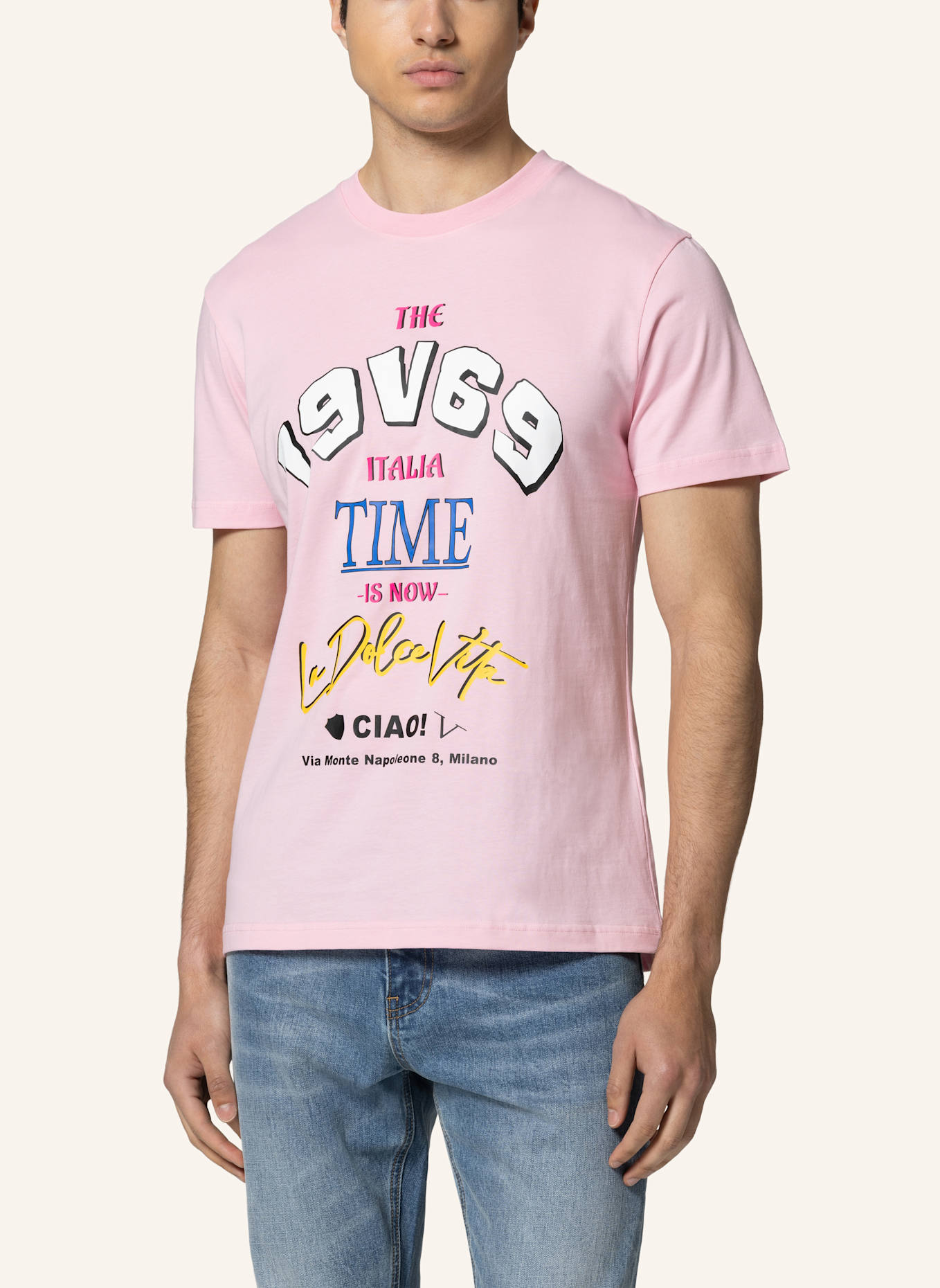 19V69 ITALIA T-Shirt RAFAEL CIAO: PINK