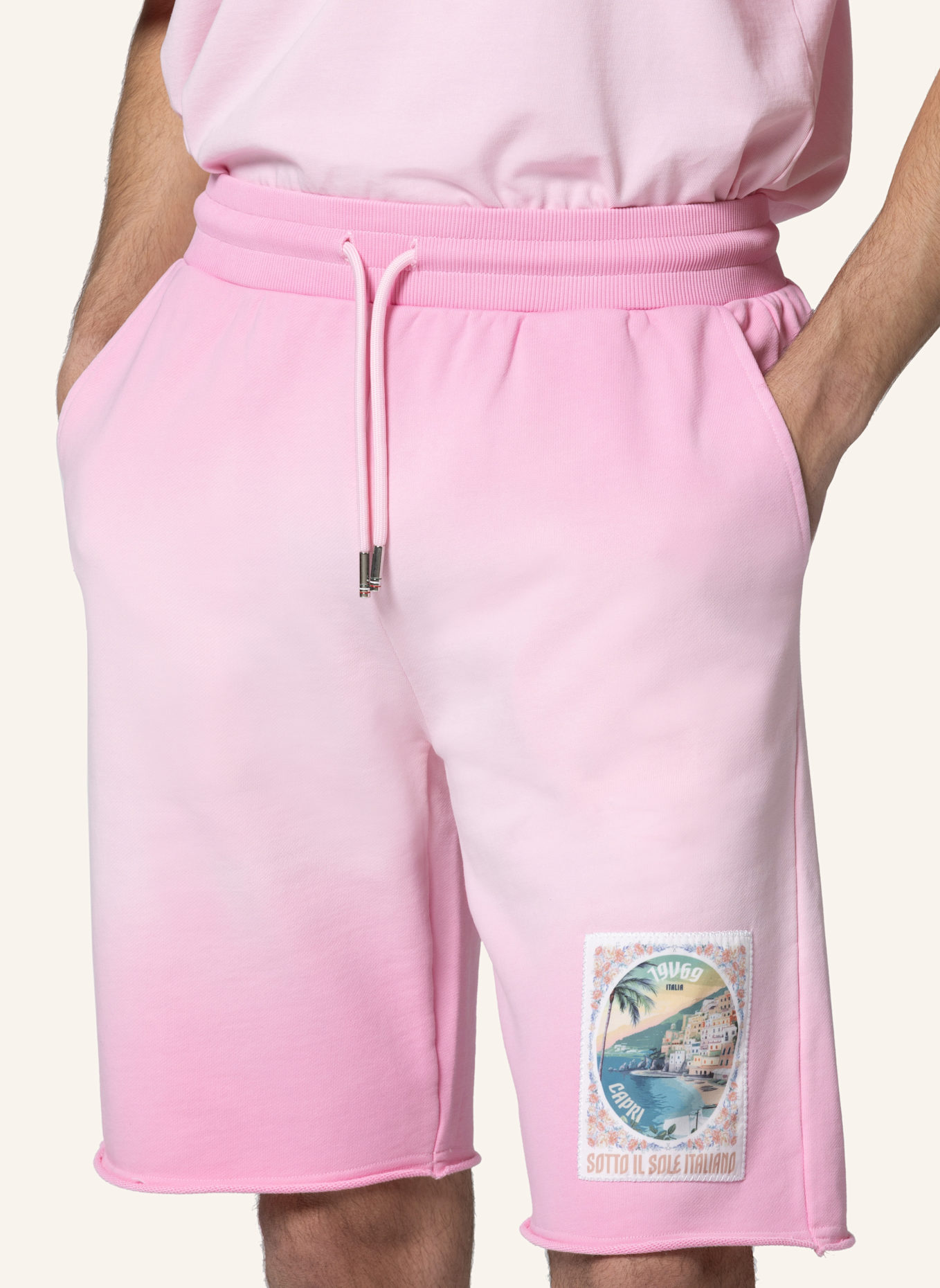19V69 ITALIA Shorts MEO DIP: PINK