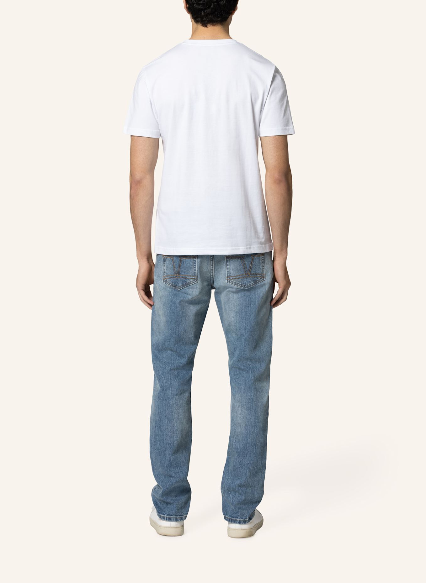 19V69 ITALIA T-Shirt RAFAEL PIPE: WEISS
