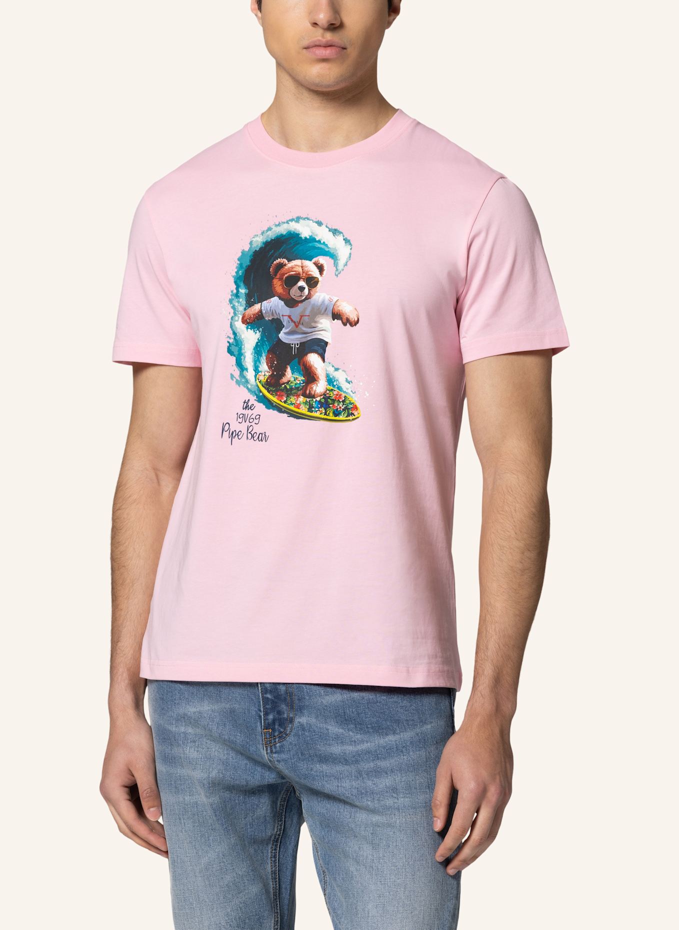 19V69 ITALIA T-Shirt RAFAEL PIPE: PINK