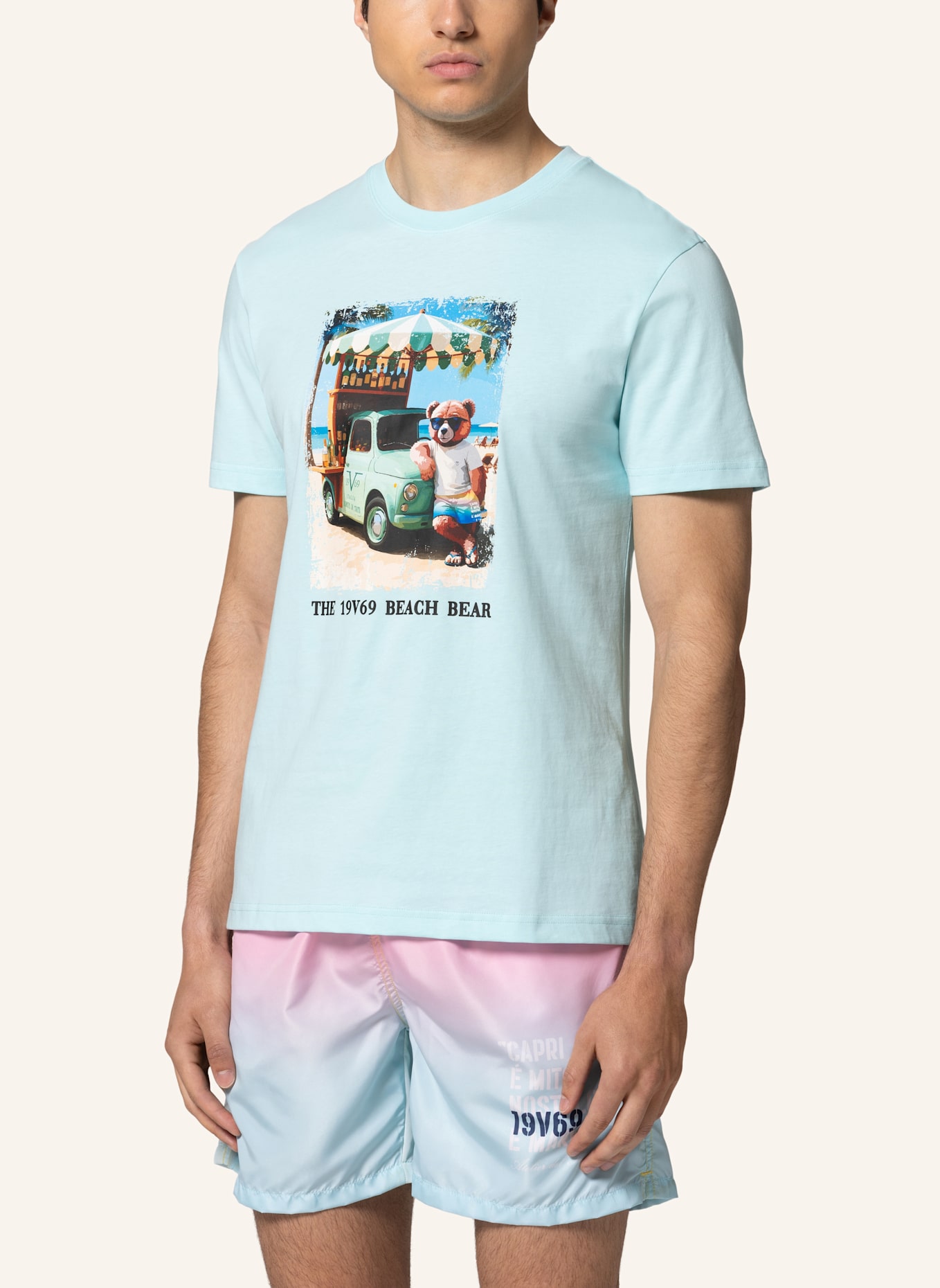 19V69 ITALIA T-Shirt RAFAEL BEACH: GRÜN
