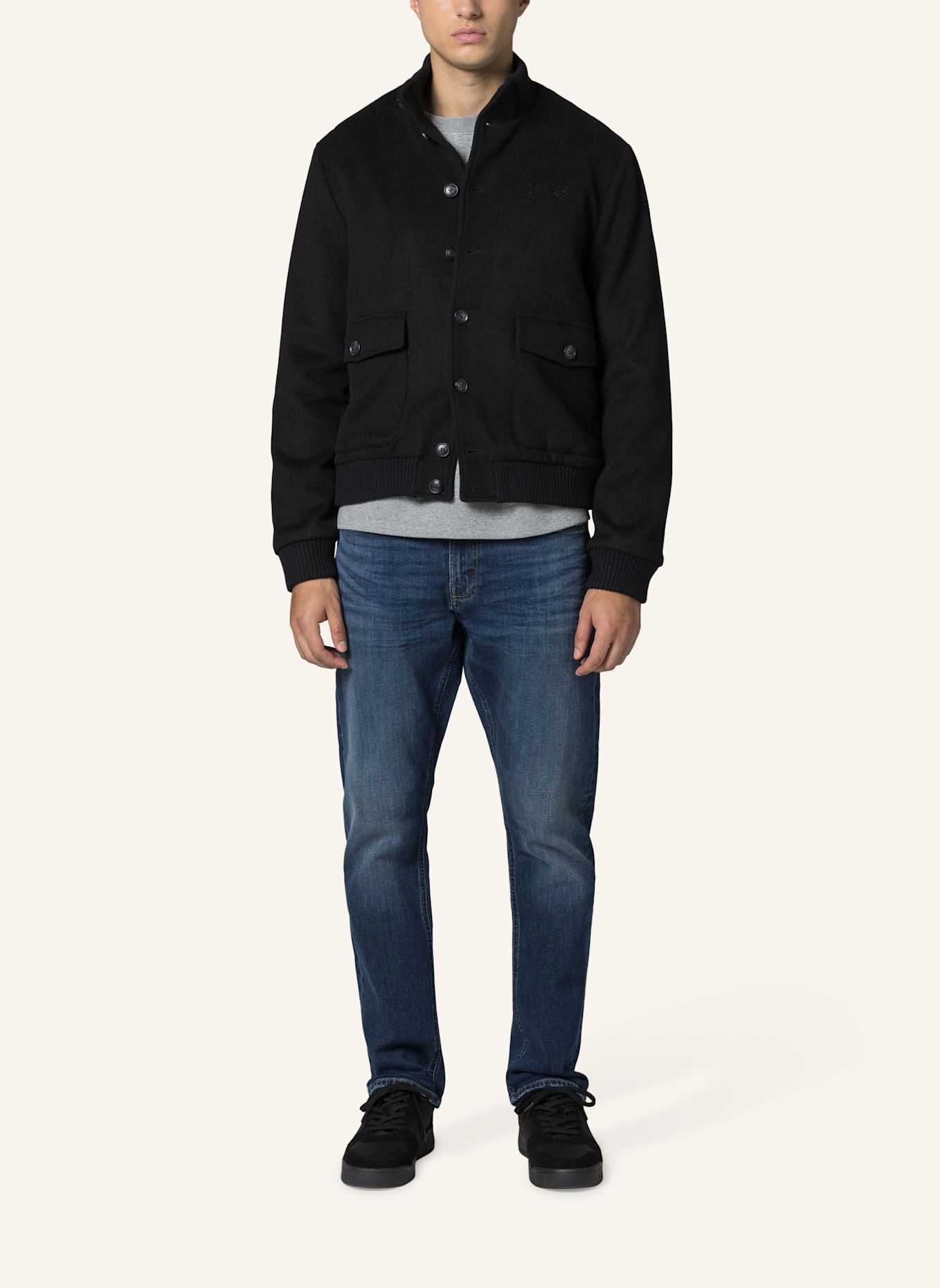 19V69 ITALIA Blouson Fabiano Street: SCHWARZ