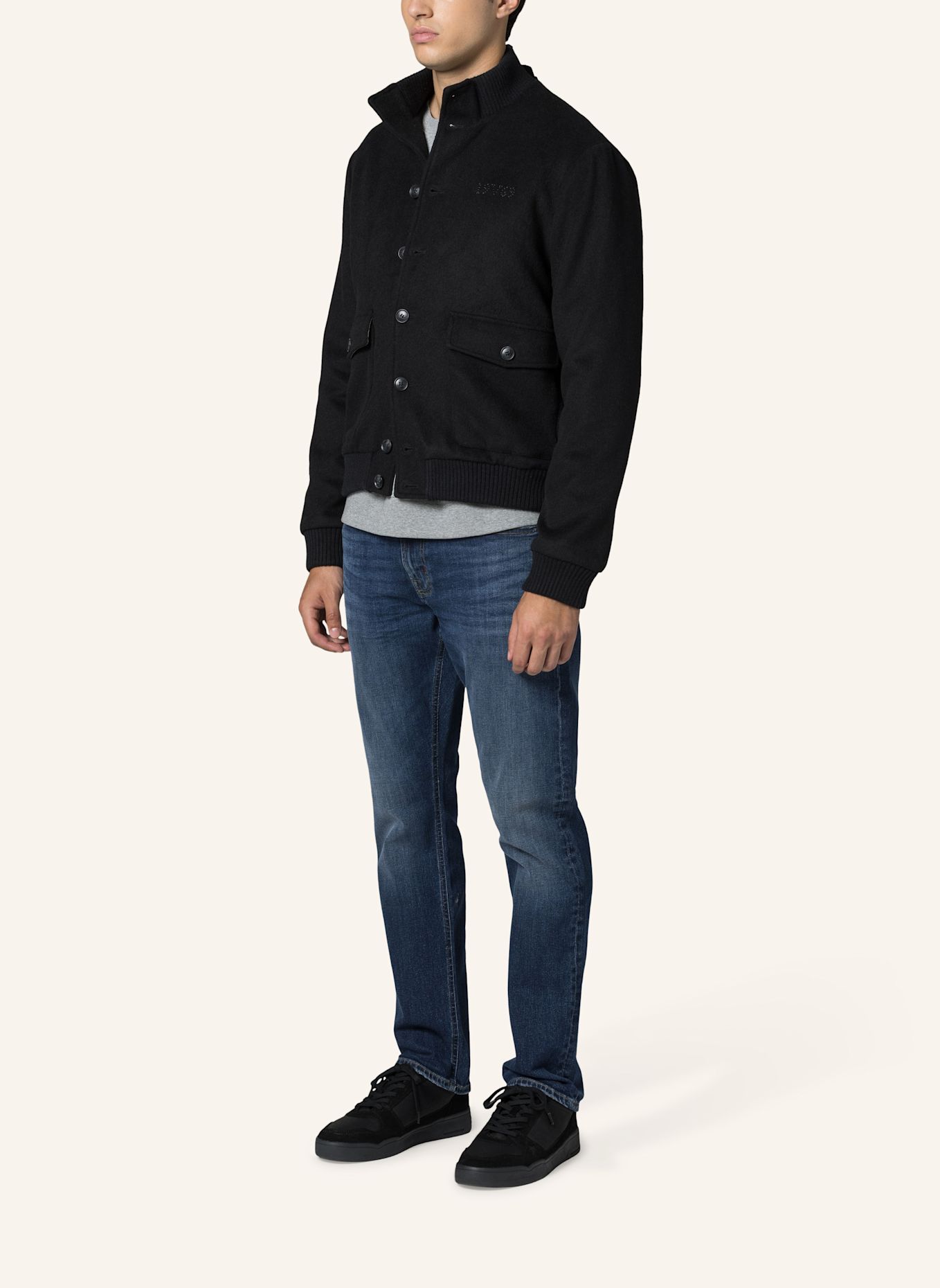 19V69 ITALIA Blouson Fabiano Street: SCHWARZ