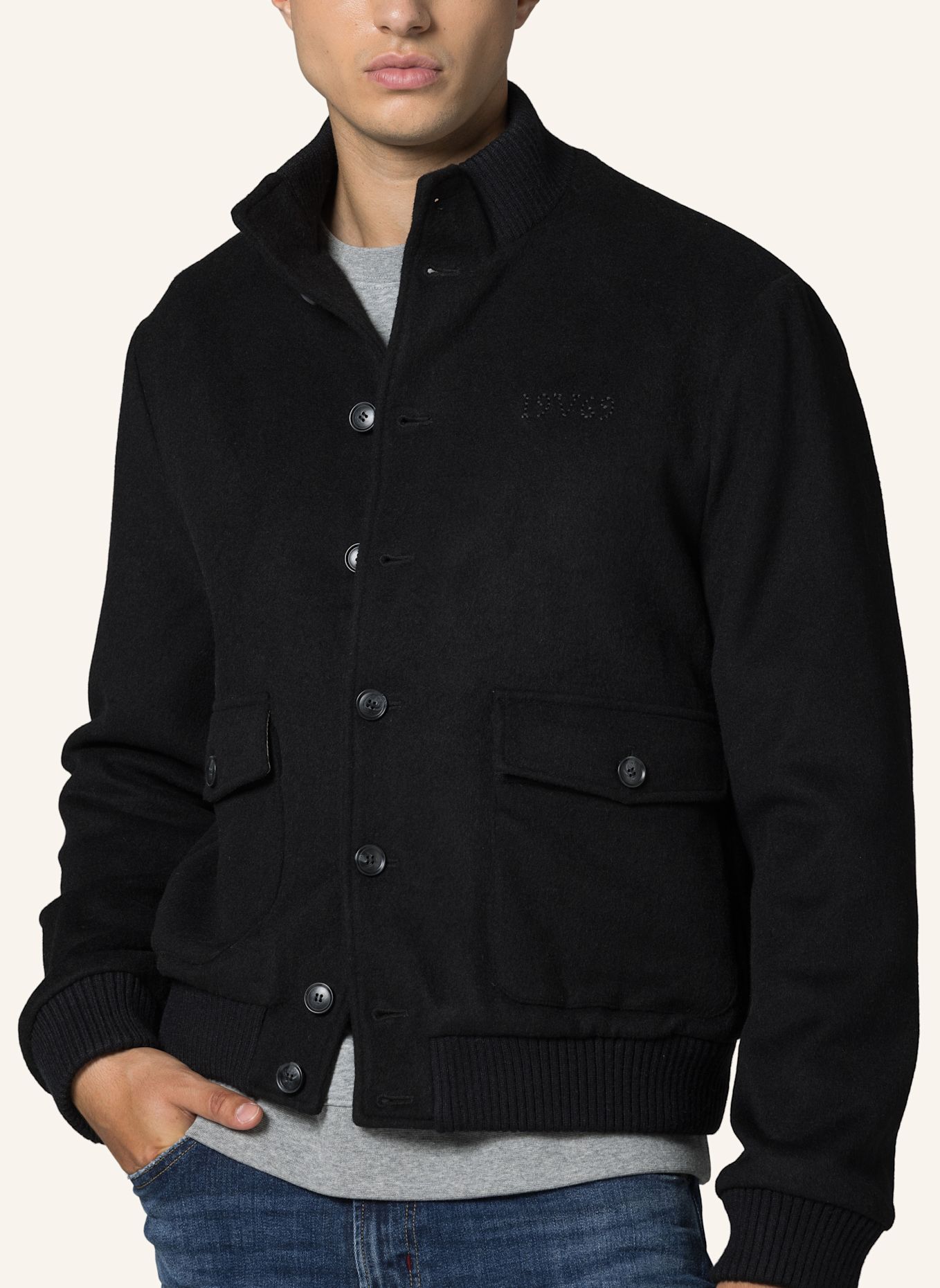 19V69 ITALIA Blouson Fabiano Street: SCHWARZ