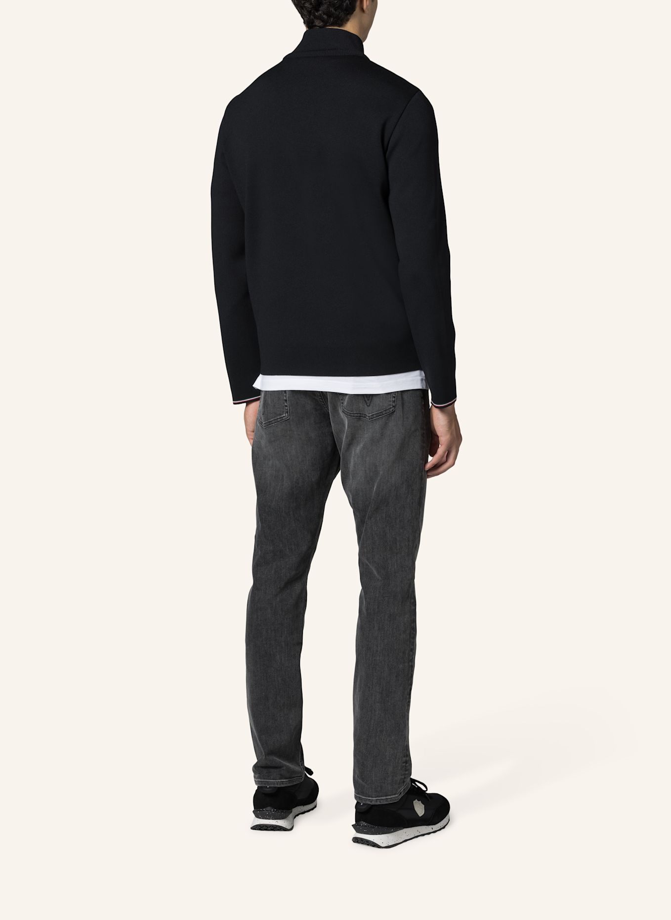 19V69 ITALIA Übergangsjacke Alessio: SCHWARZ