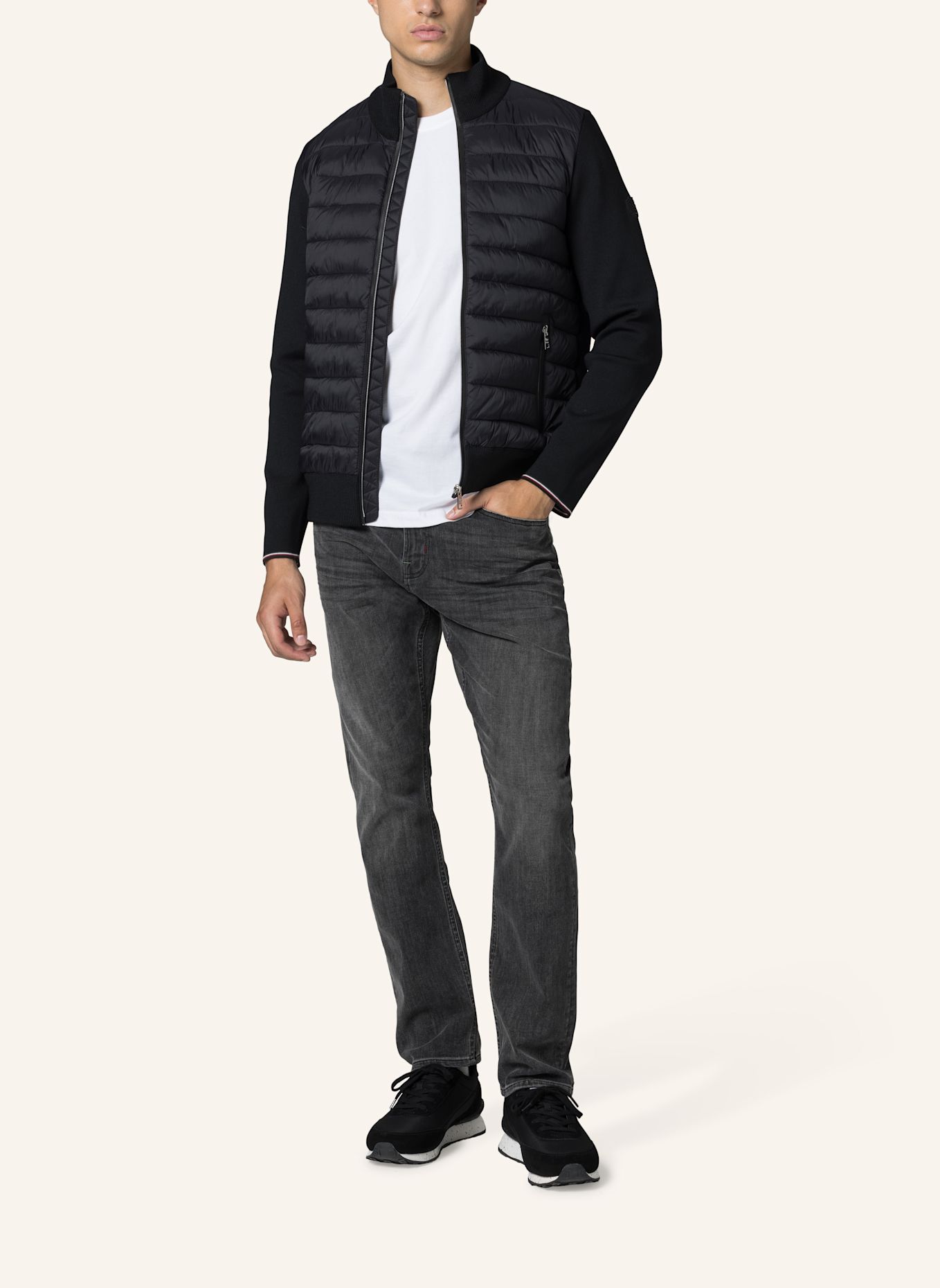19V69 ITALIA Übergangsjacke Alessio: SCHWARZ
