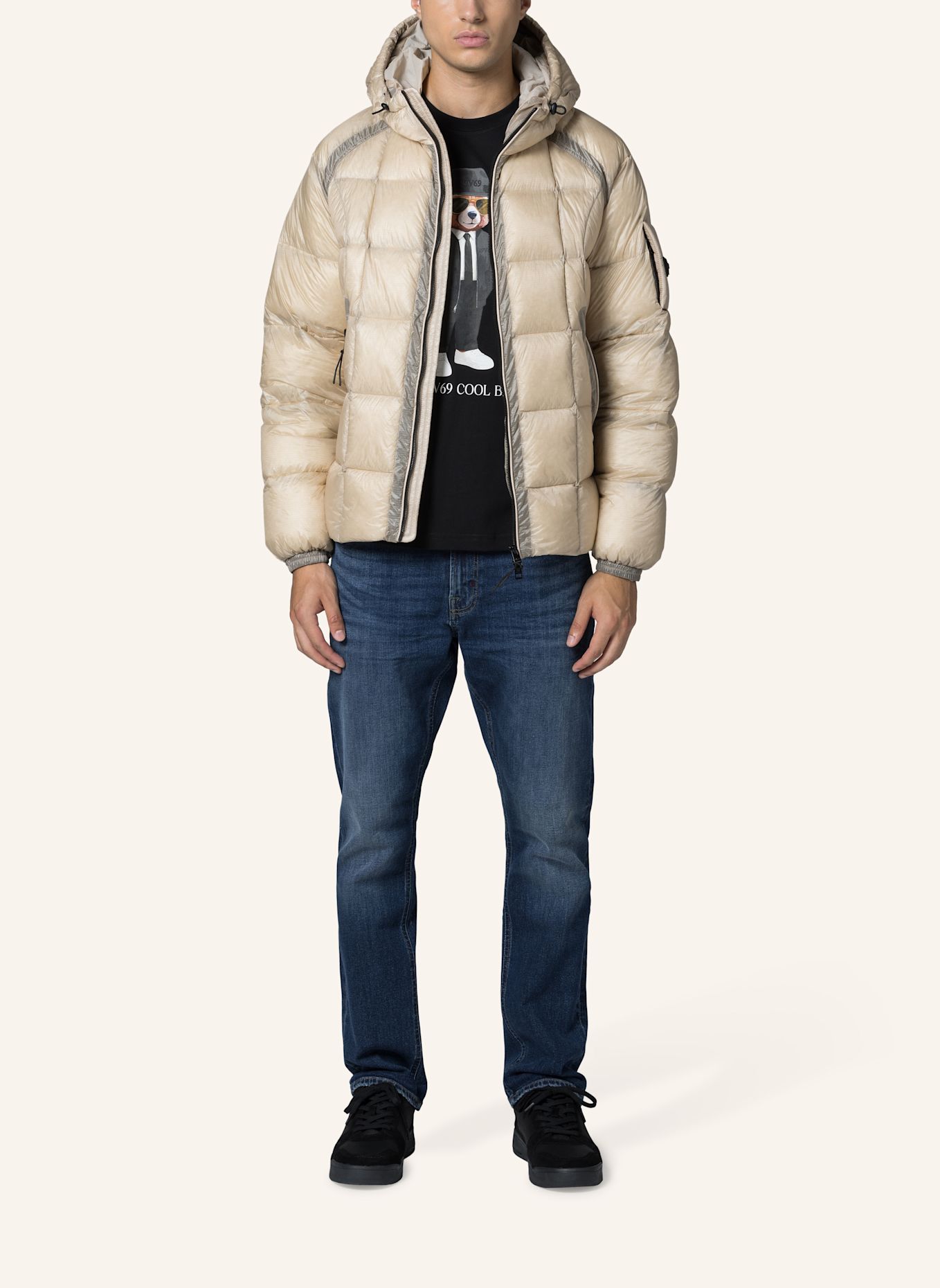 19V69 ITALIA Winterjacke Sonny: BRAUN