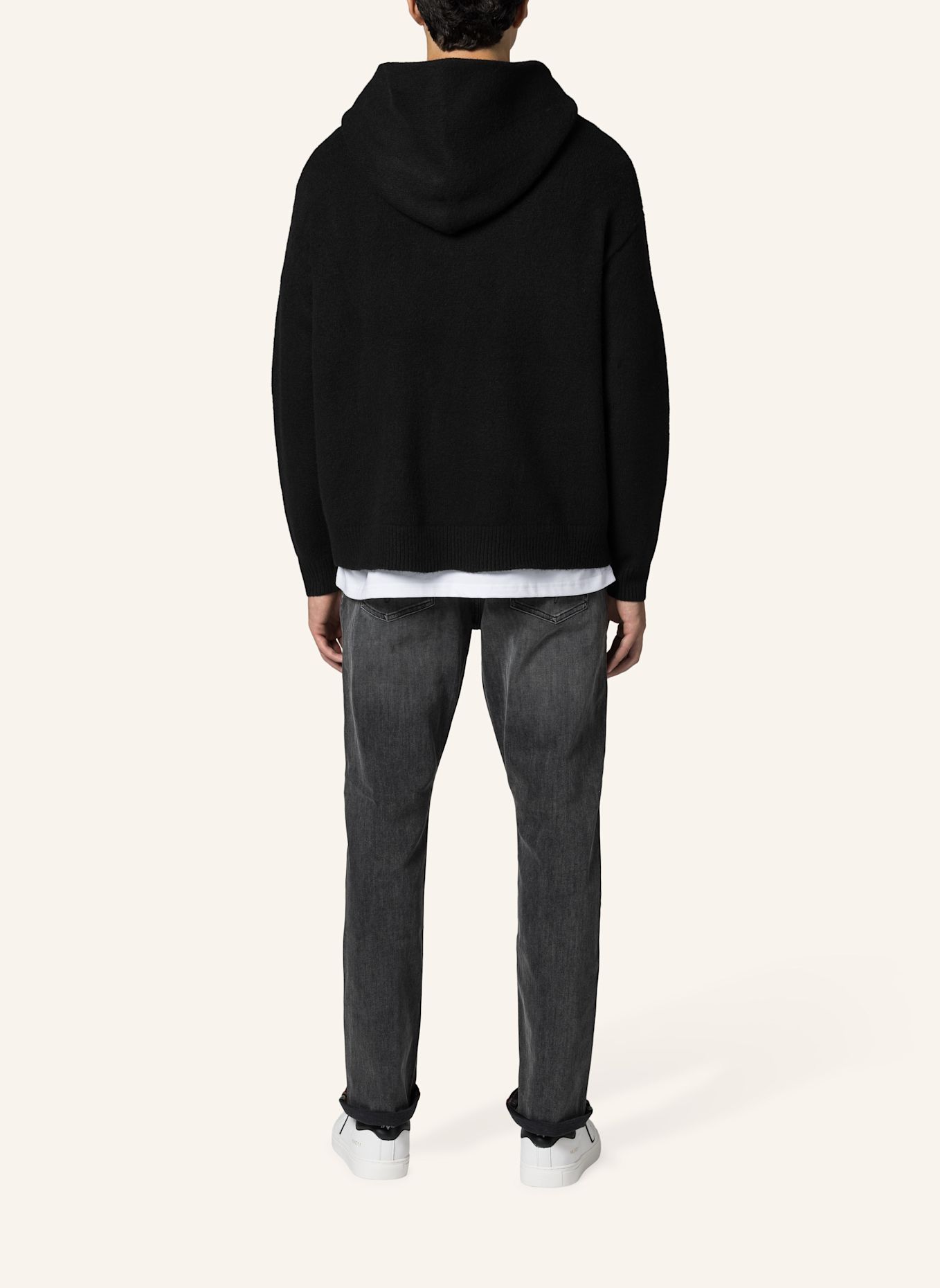 19V69 ITALIA Strickpullover Rico: SCHWARZ