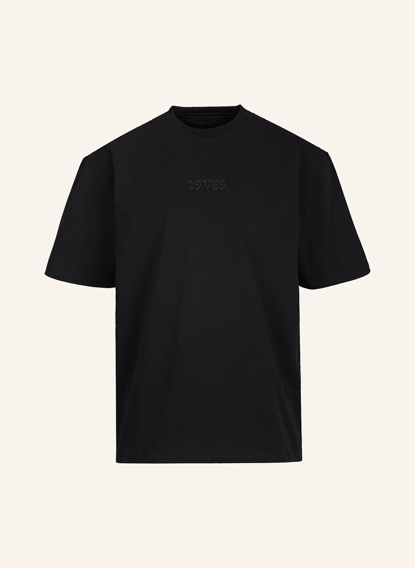 19V69 ITALIA T-Shirt Tamaro Street: SCHWARZ