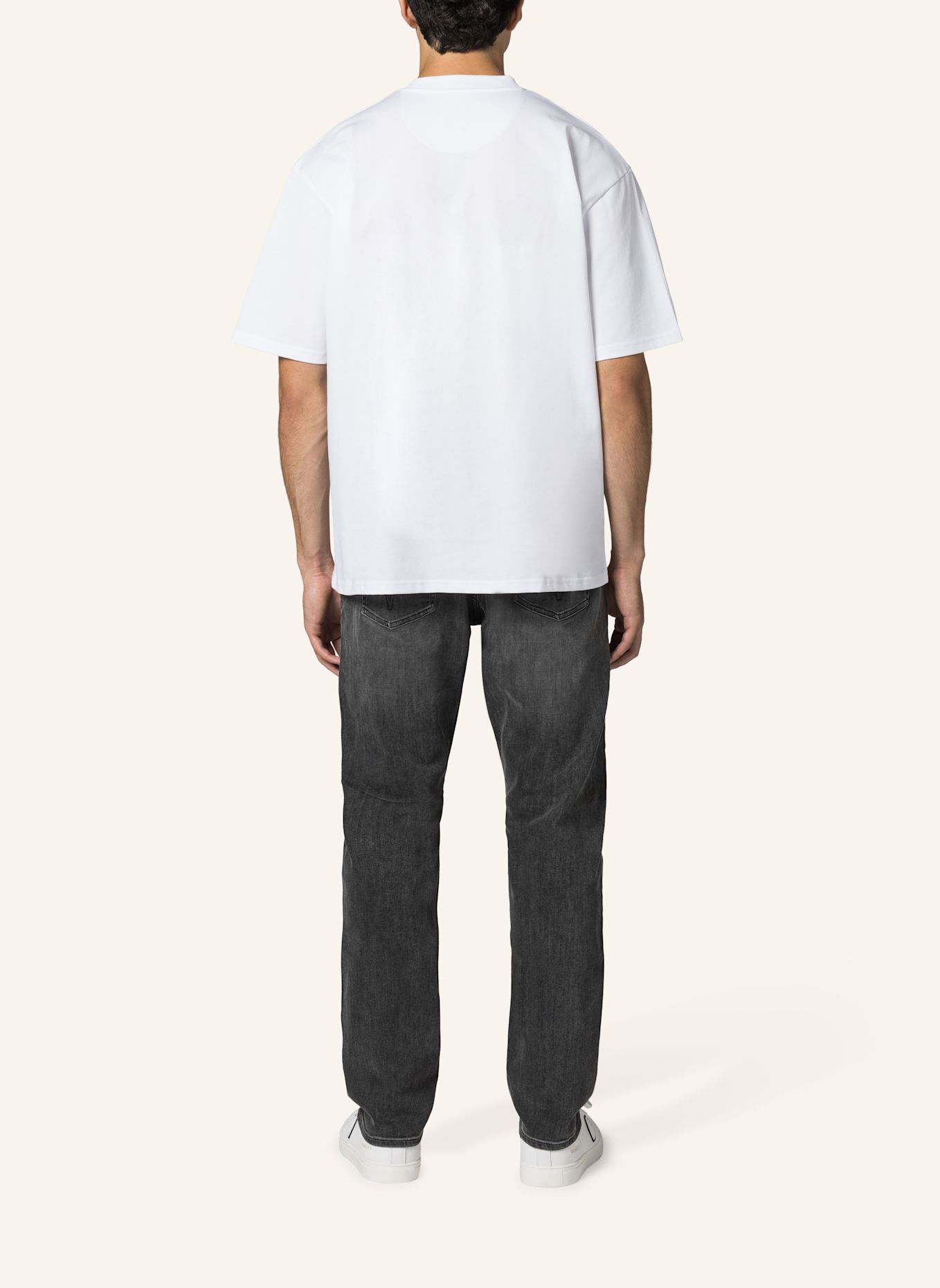 19V69 ITALIA T-Shirt Tamaro Graffiti 2: WEISS