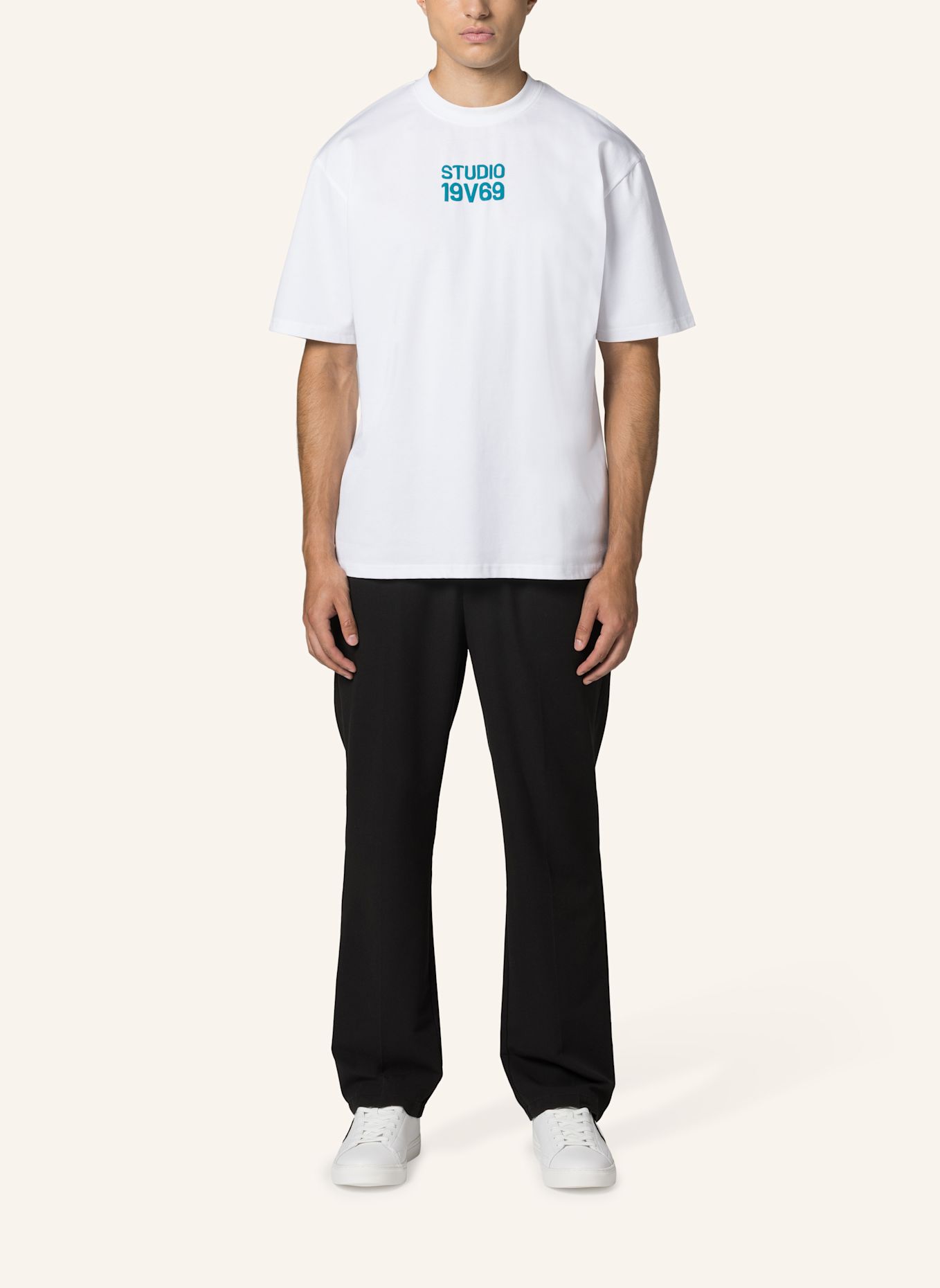 19V69 ITALIA T-Shirt Tamaro Studio: WEISS