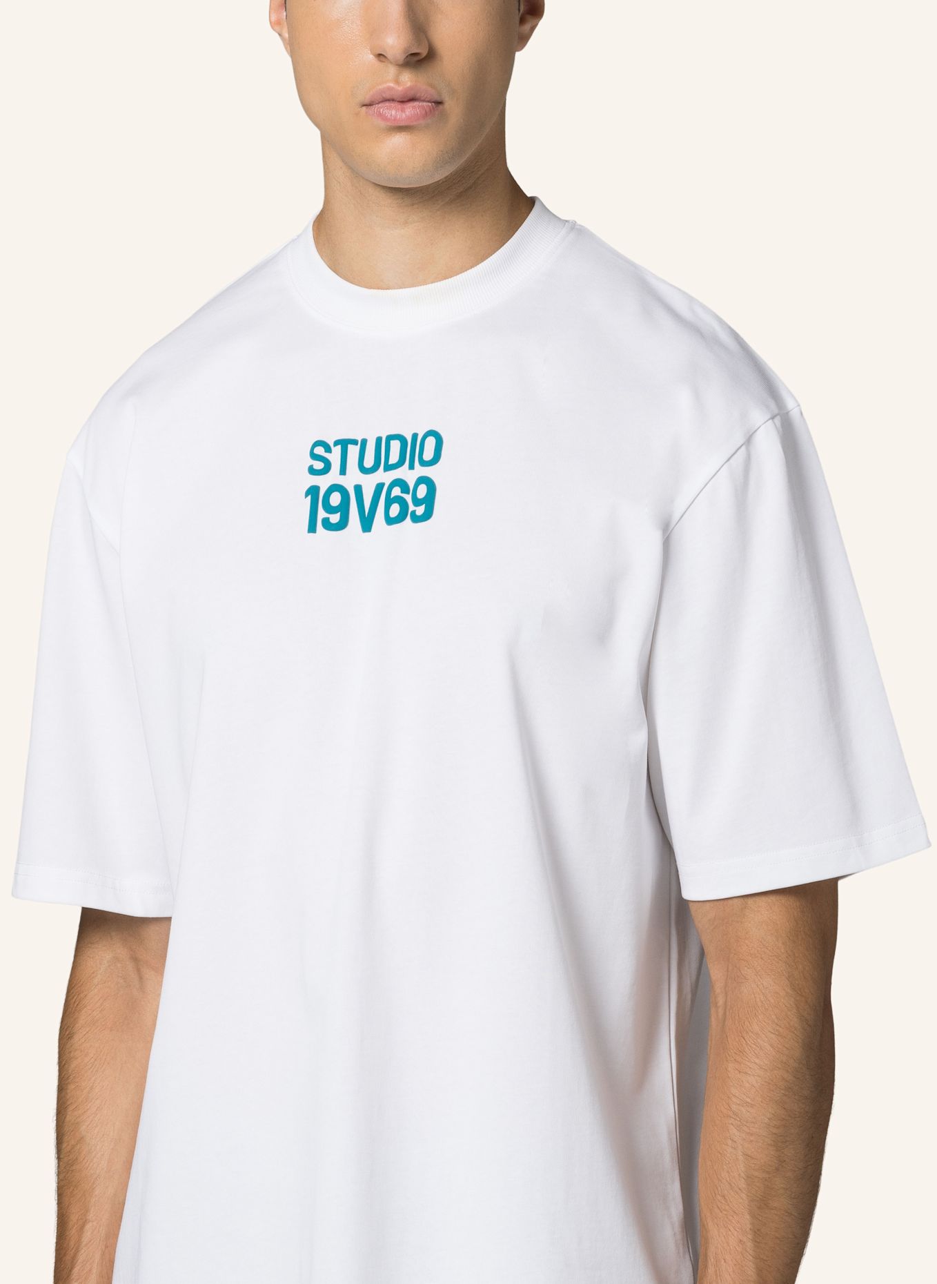 19V69 ITALIA T-Shirt Tamaro Studio: WEISS