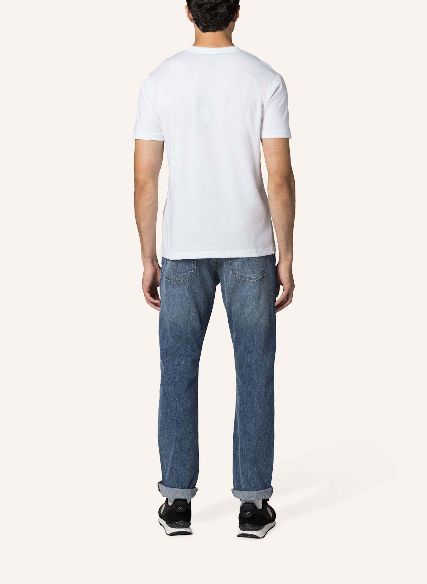 19V69 ITALIA T-Shirt Rafael Cool Teddy: WEISS