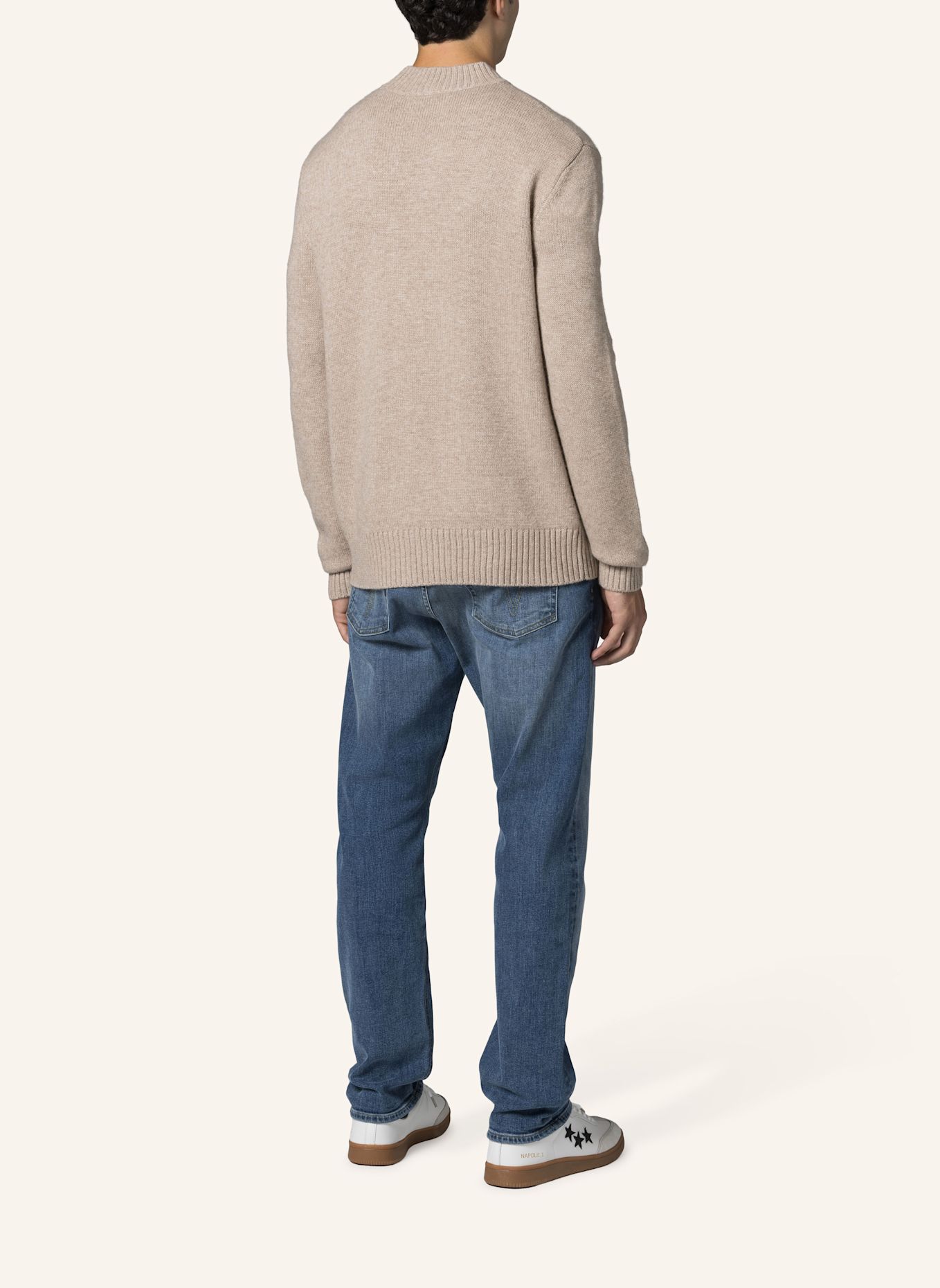 19V69 ITALIA Strickpullover Anteo: BEIGE