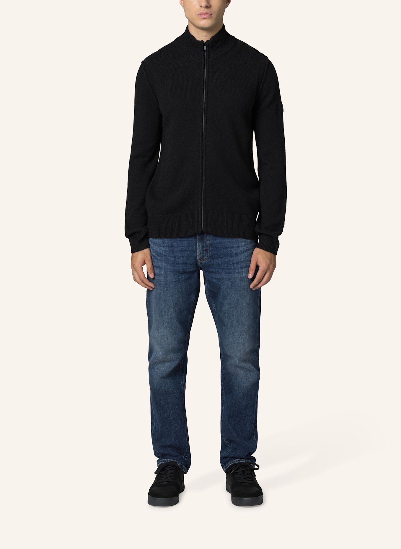 19V69 ITALIA Cardigan Zaccaria: SCHWARZ