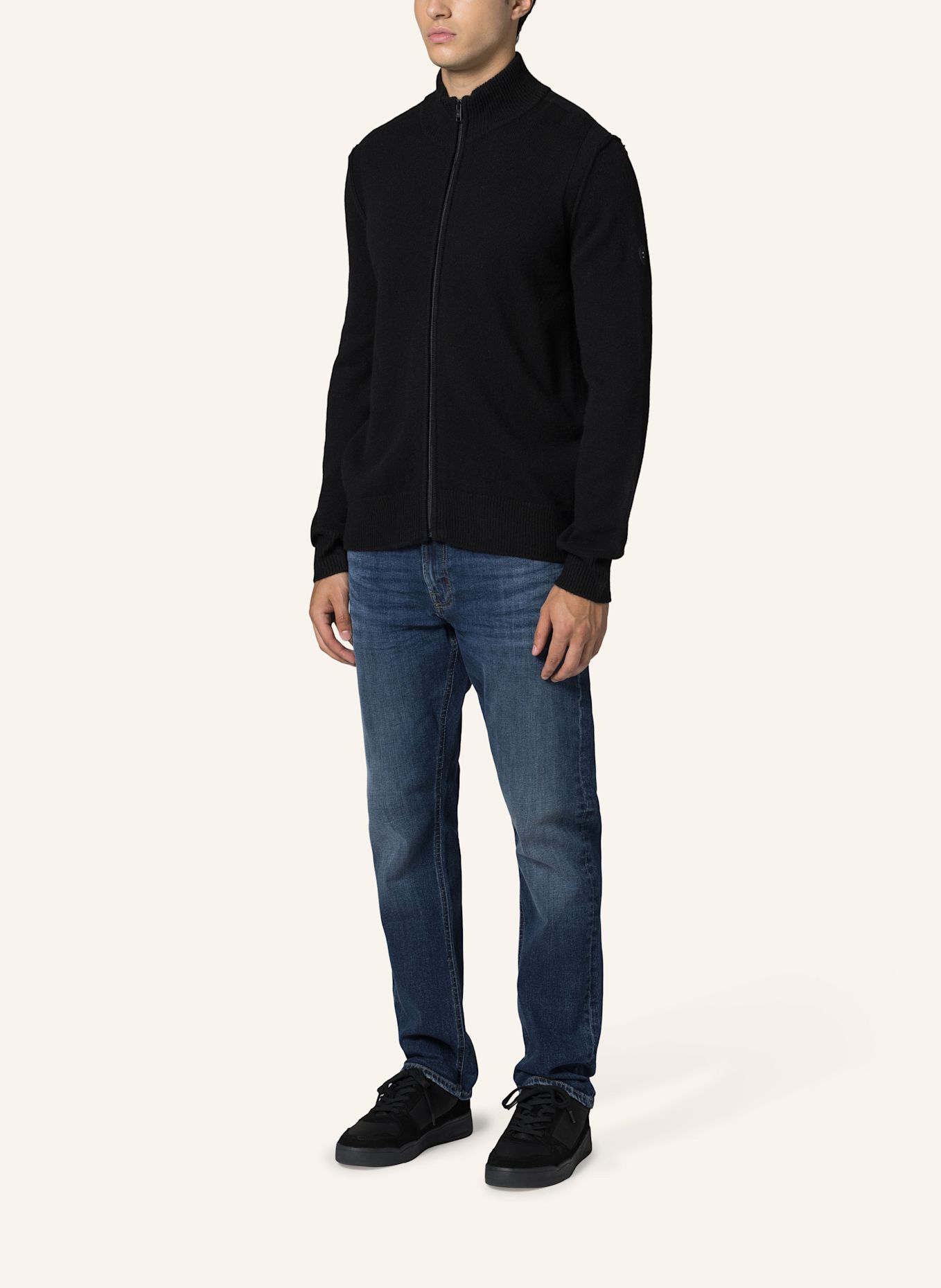 19V69 ITALIA Cardigan Zaccaria: SCHWARZ