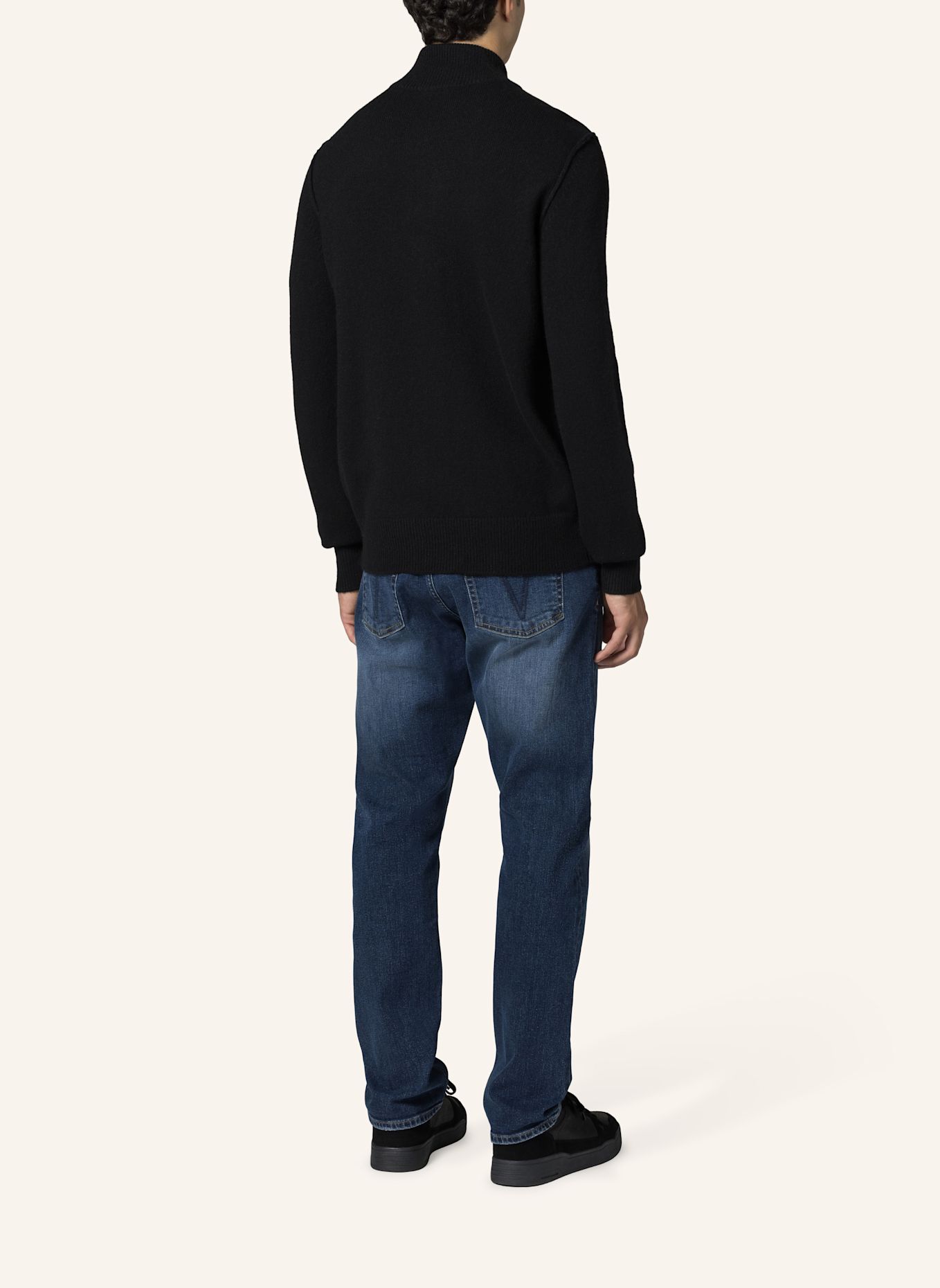 19V69 ITALIA Cardigan Zaccaria: SCHWARZ