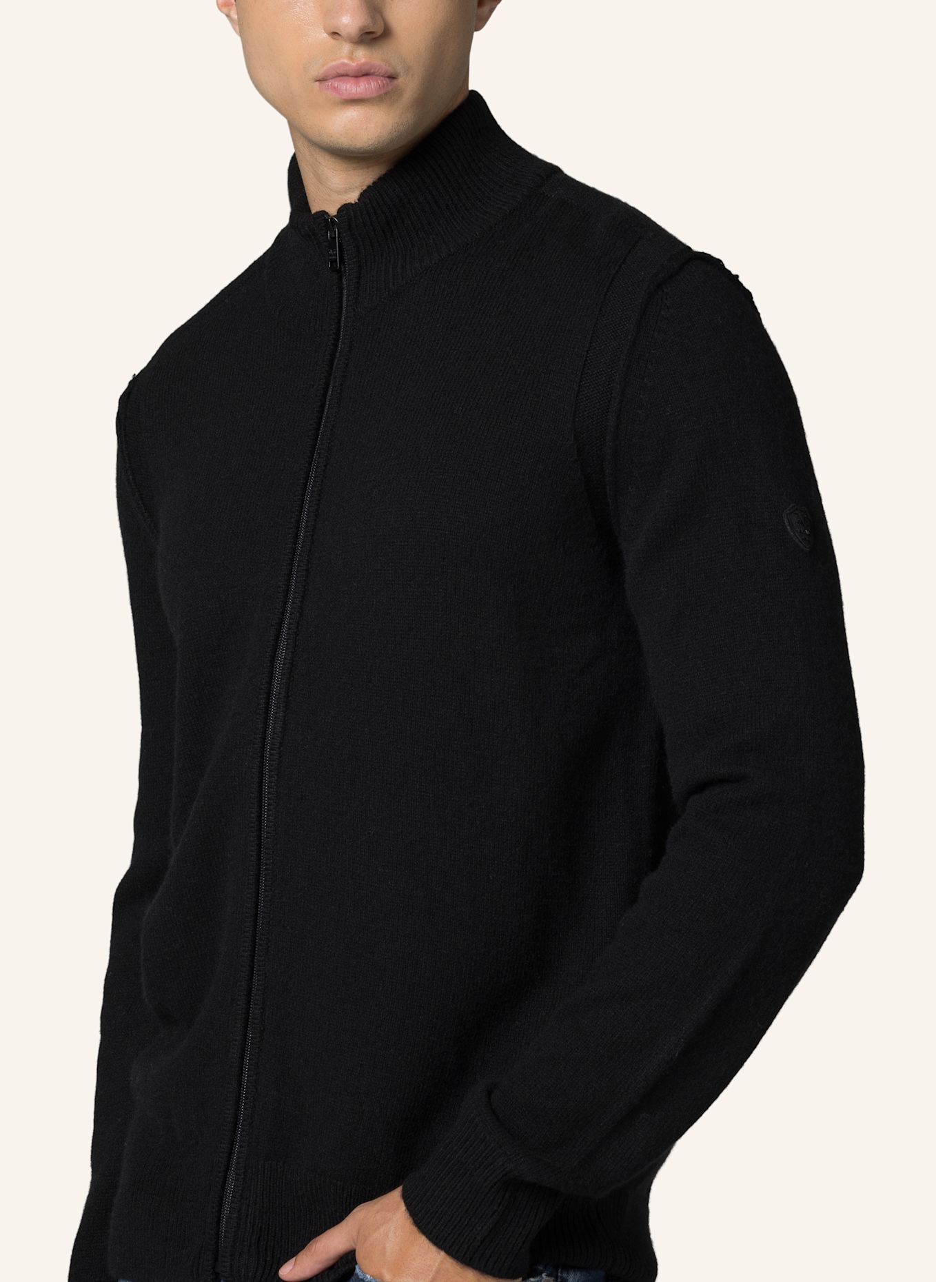 19V69 ITALIA Cardigan Zaccaria: SCHWARZ