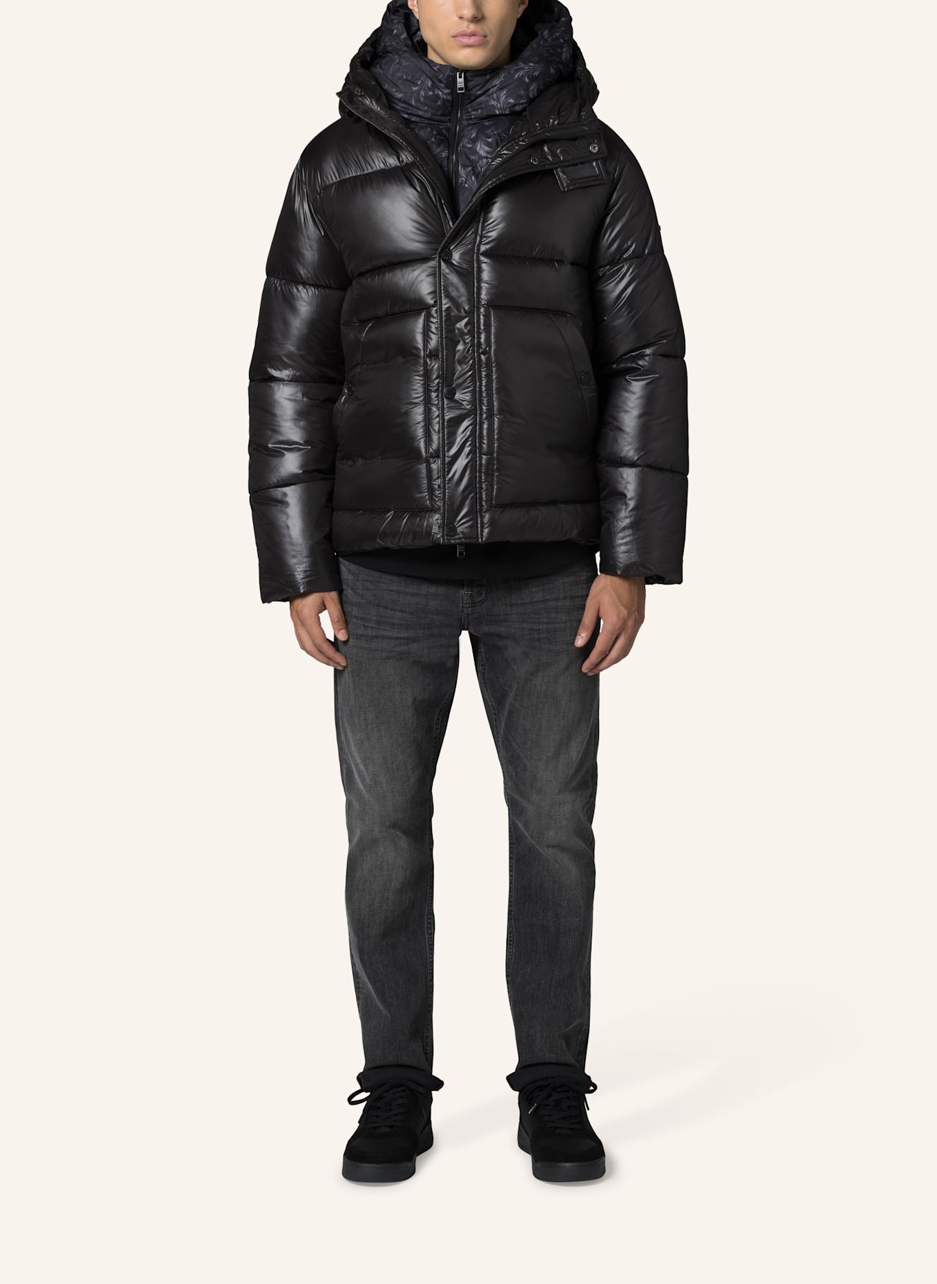 19V69 ITALIA Winterjacke Alberto Street: SCHWARZ