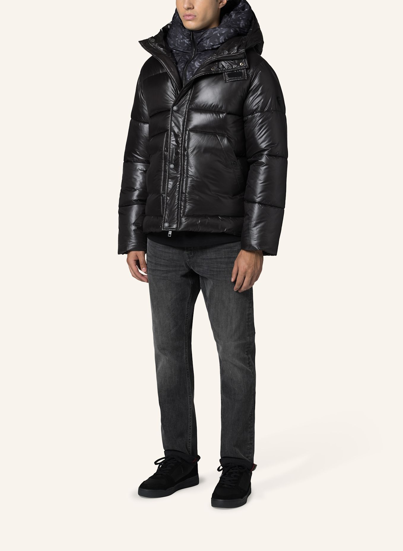19V69 ITALIA Winterjacke Alberto Street: SCHWARZ