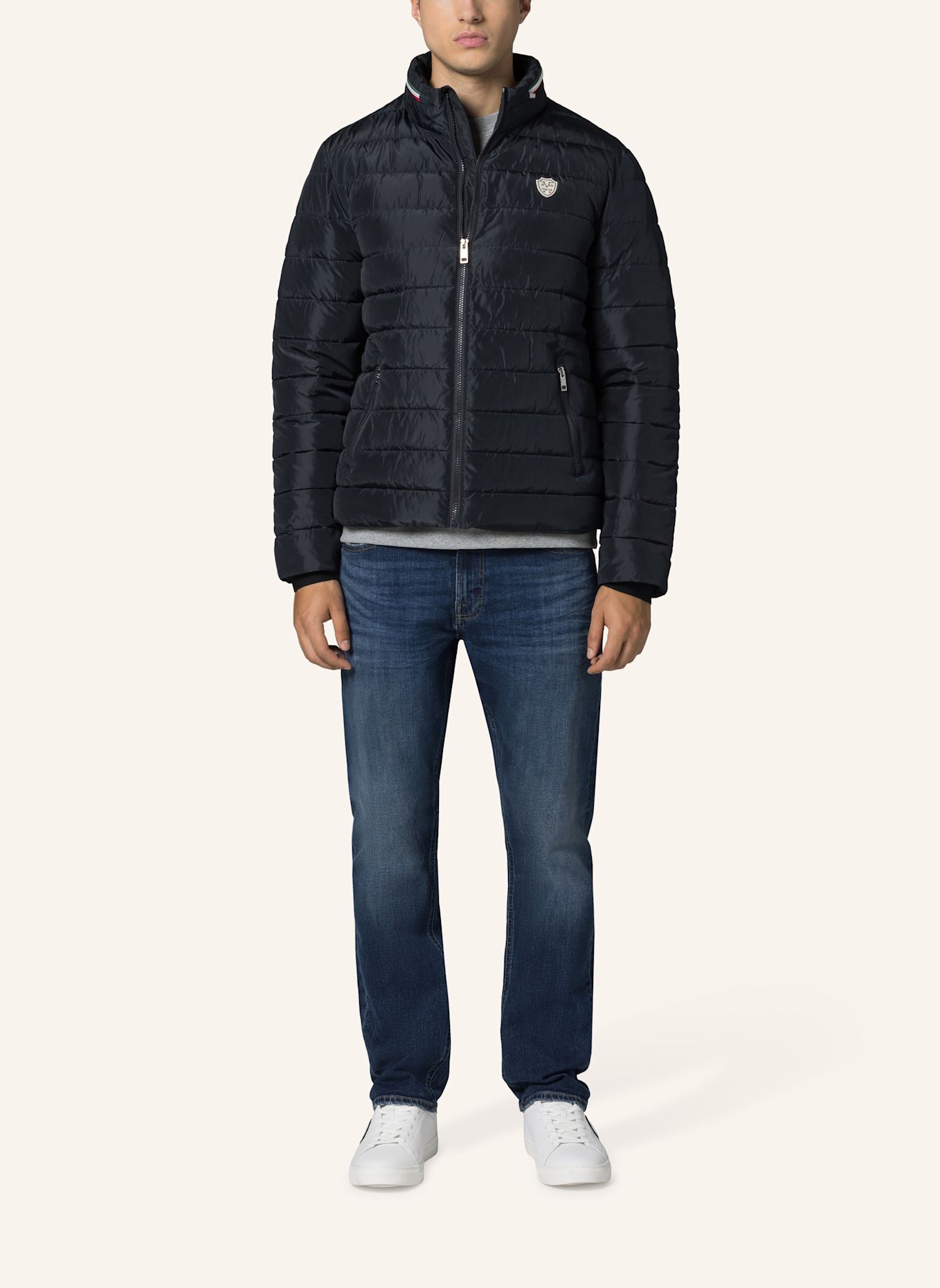 19V69 ITALIA Steppjacke Jason: SCHWARZ