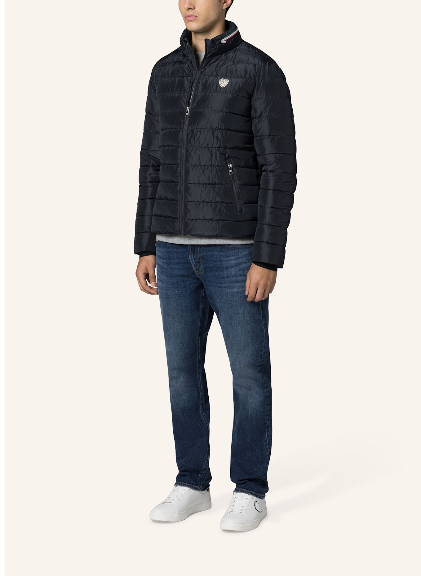 19V69 ITALIA Steppjacke Jason: SCHWARZ