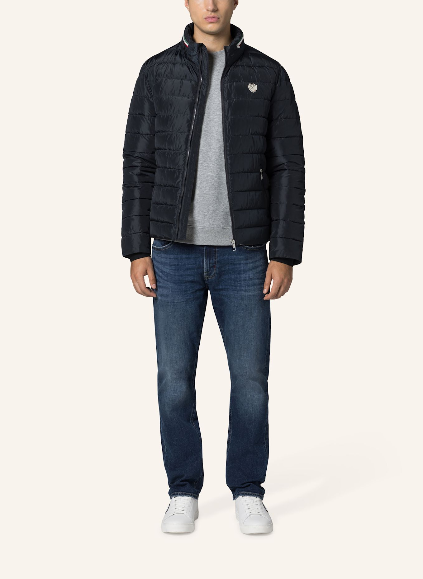 19V69 ITALIA Steppjacke Jason: SCHWARZ