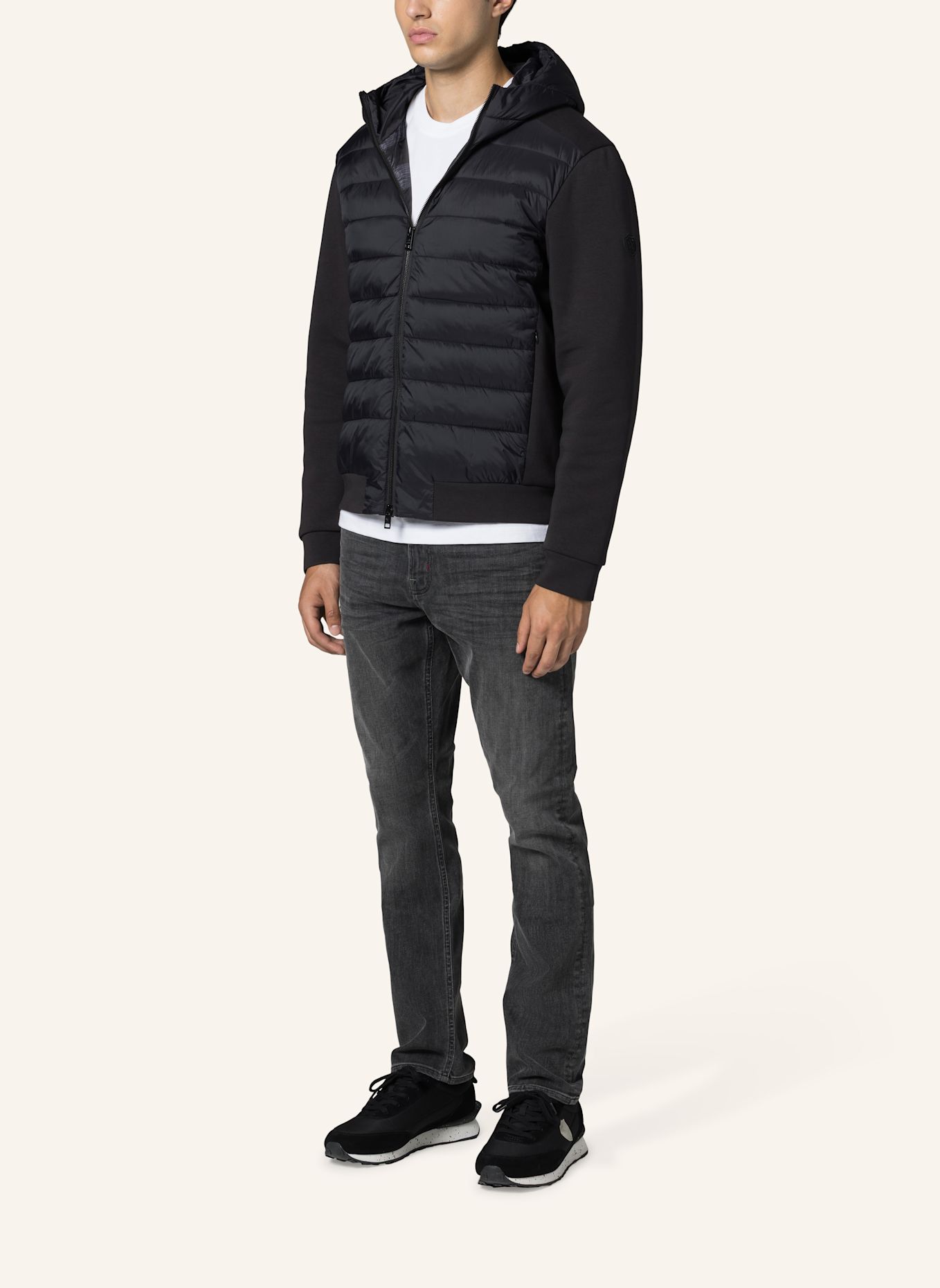 19V69 ITALIA Übergangsjacke Jarred: SCHWARZ