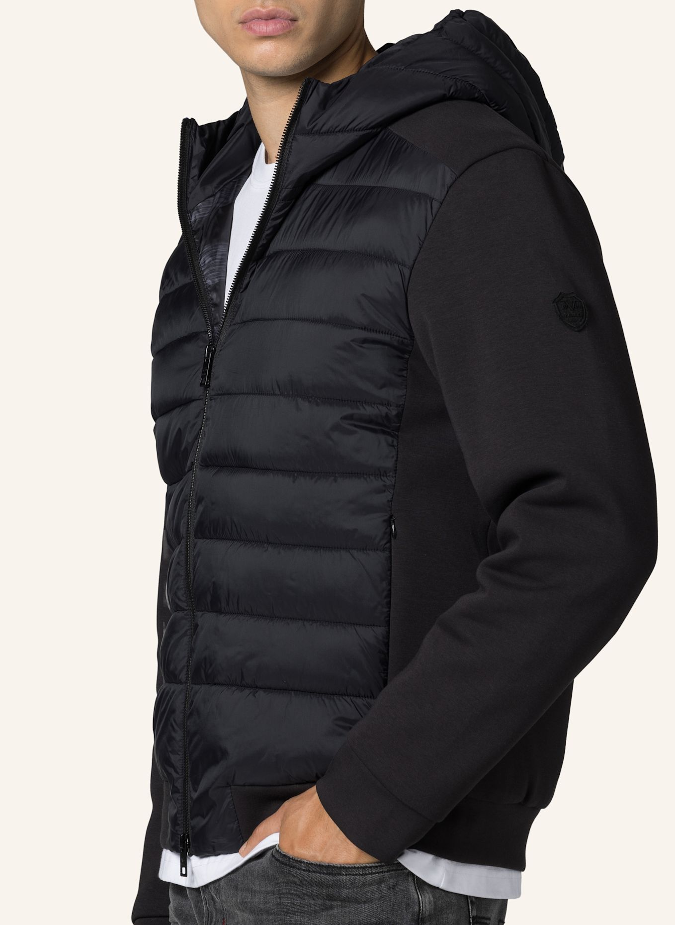 19V69 ITALIA Übergangsjacke Jarred: SCHWARZ