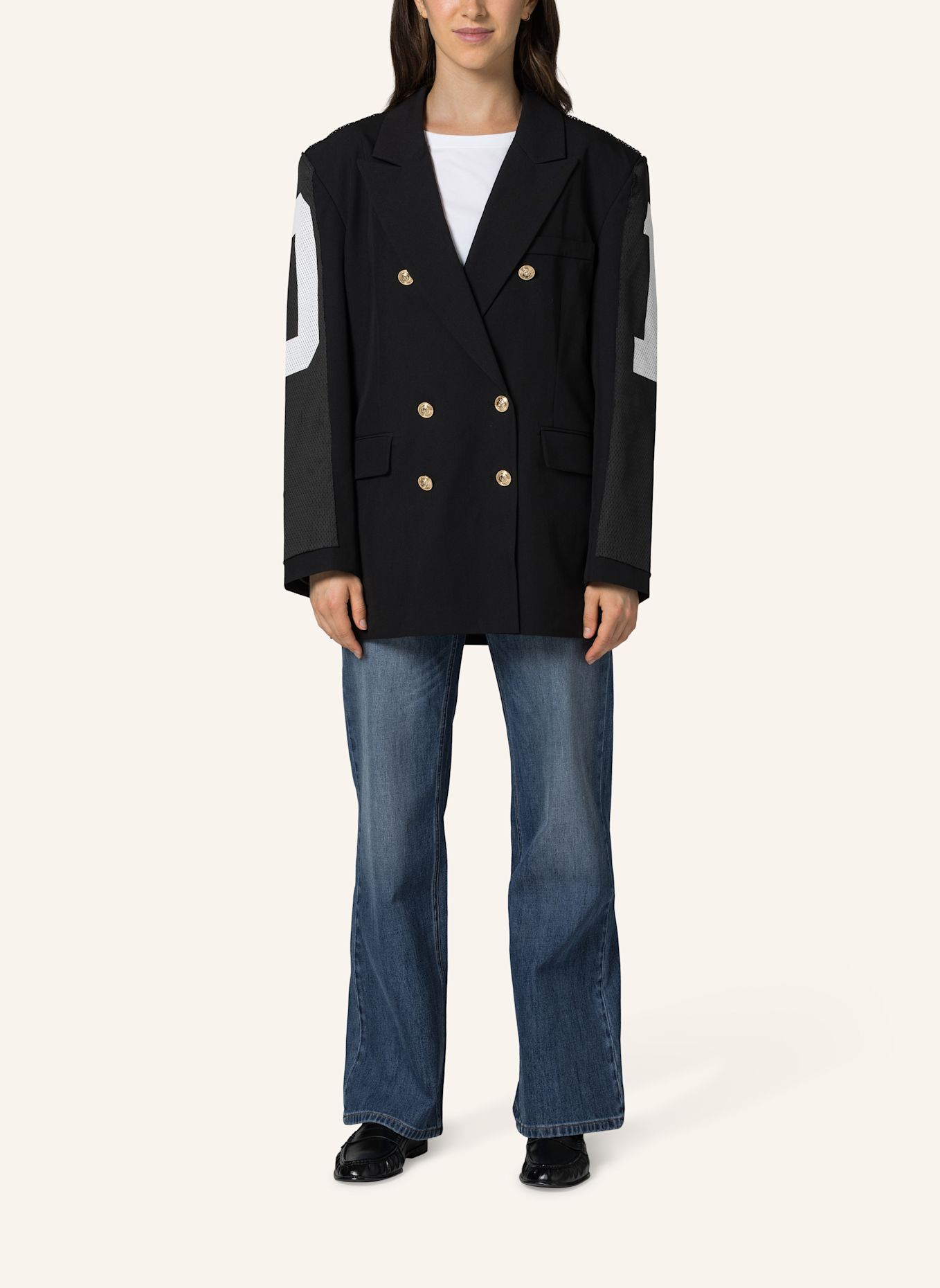 19V69 ITALIA Blazer Madonna: SCHWARZ