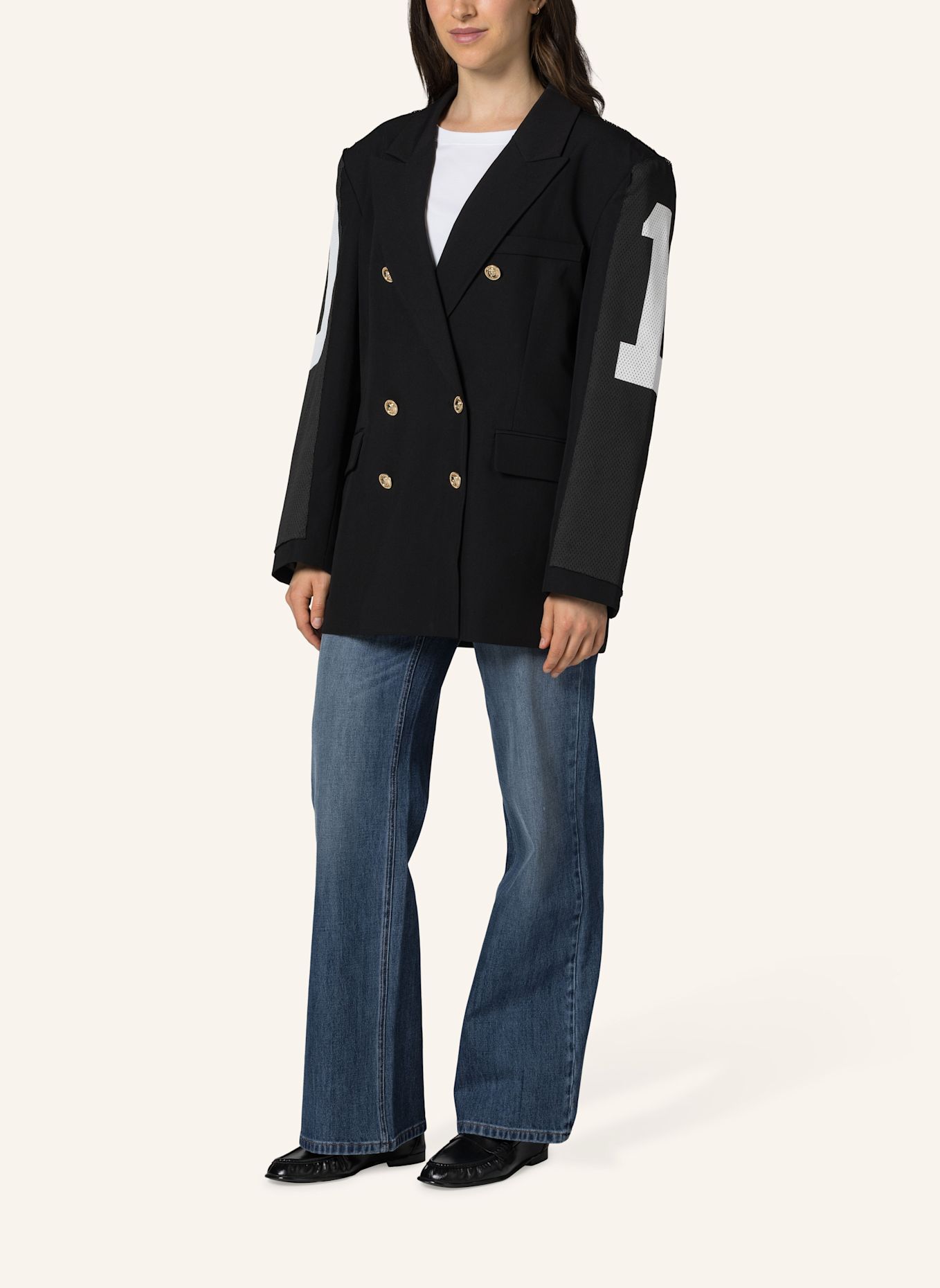 19V69 ITALIA Blazer Madonna: SCHWARZ