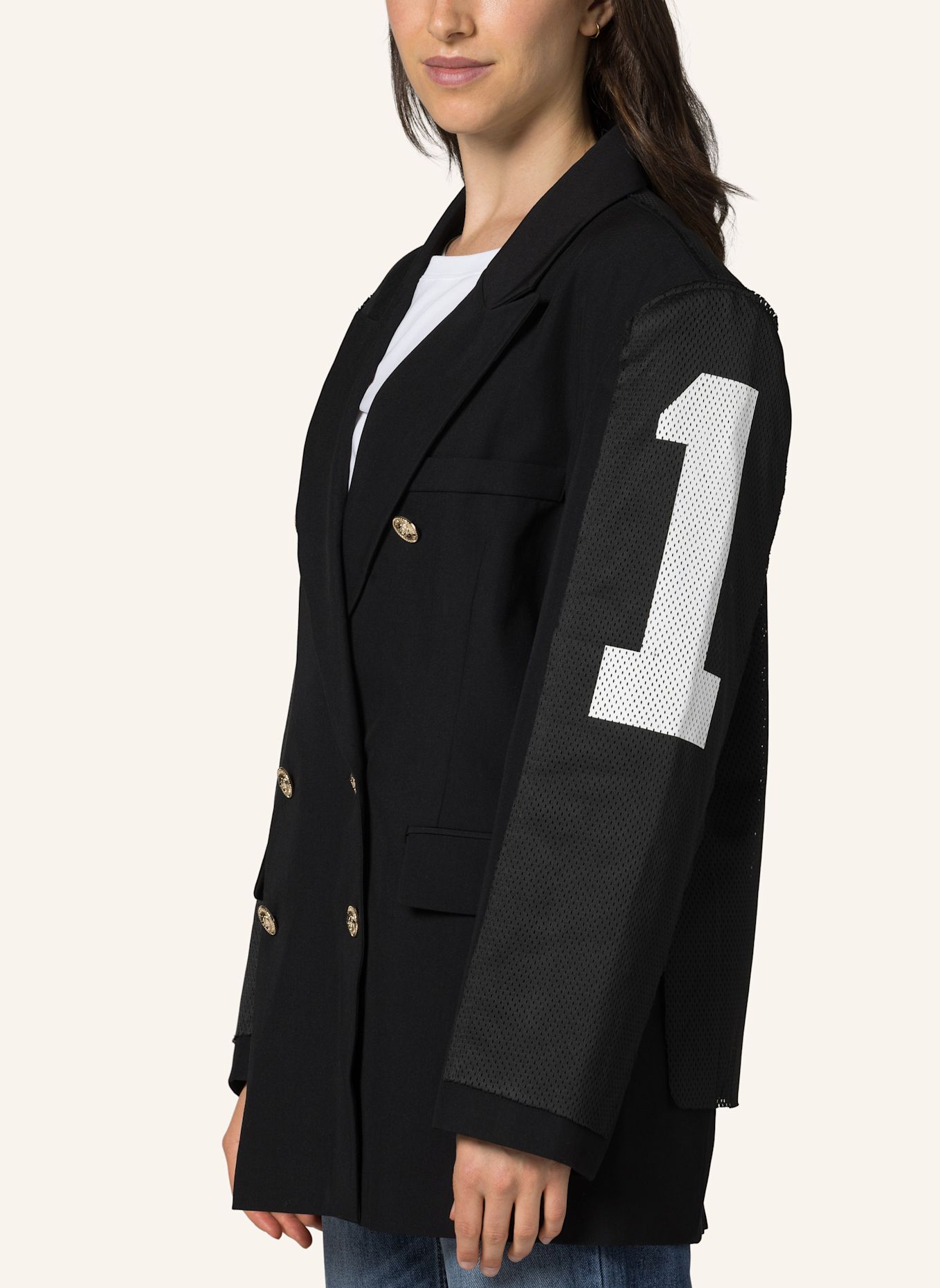 19V69 ITALIA Blazer Madonna: SCHWARZ