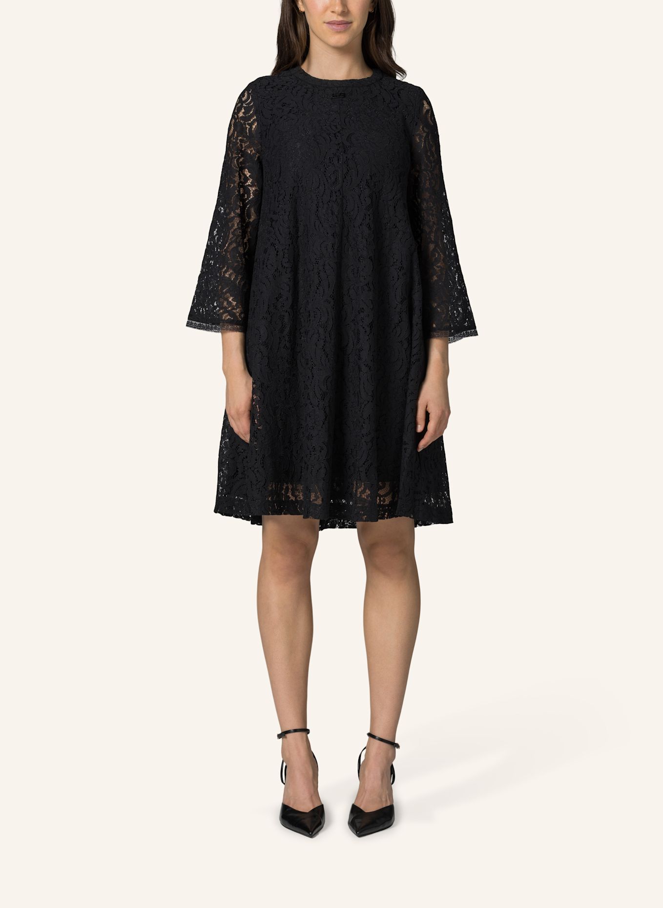 19V69 ITALIA Spitzenkleid Marceline Lace: SCHWARZ