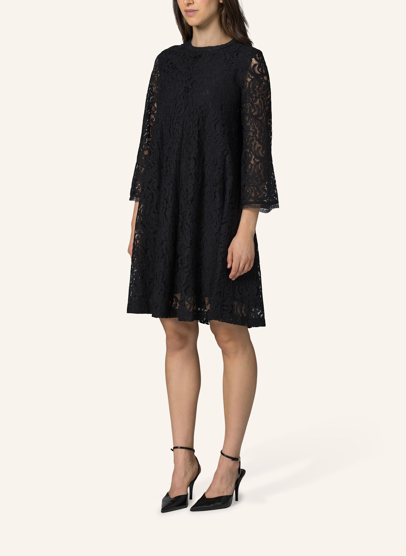 19V69 ITALIA Spitzenkleid Marceline Lace: SCHWARZ