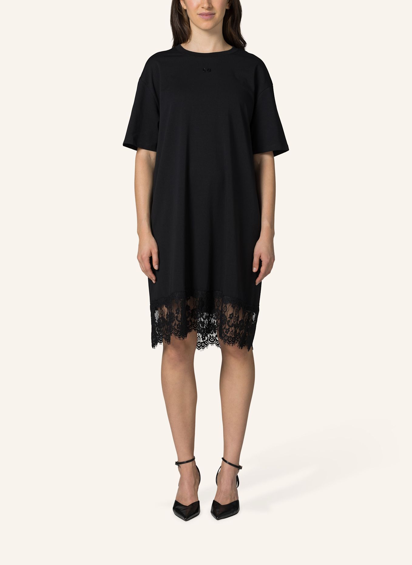 19V69 ITALIA Freizeitkleid Rina Lace: SCHWARZ