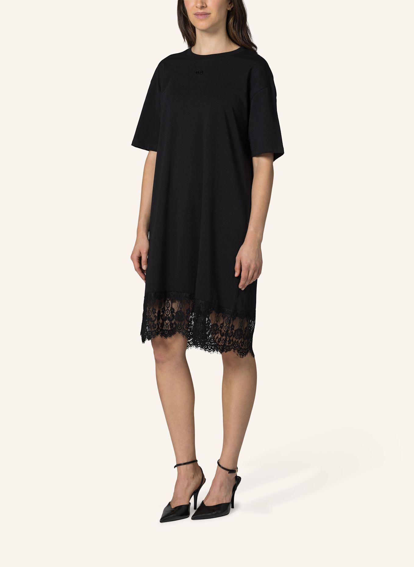 19V69 ITALIA Freizeitkleid Rina Lace: SCHWARZ