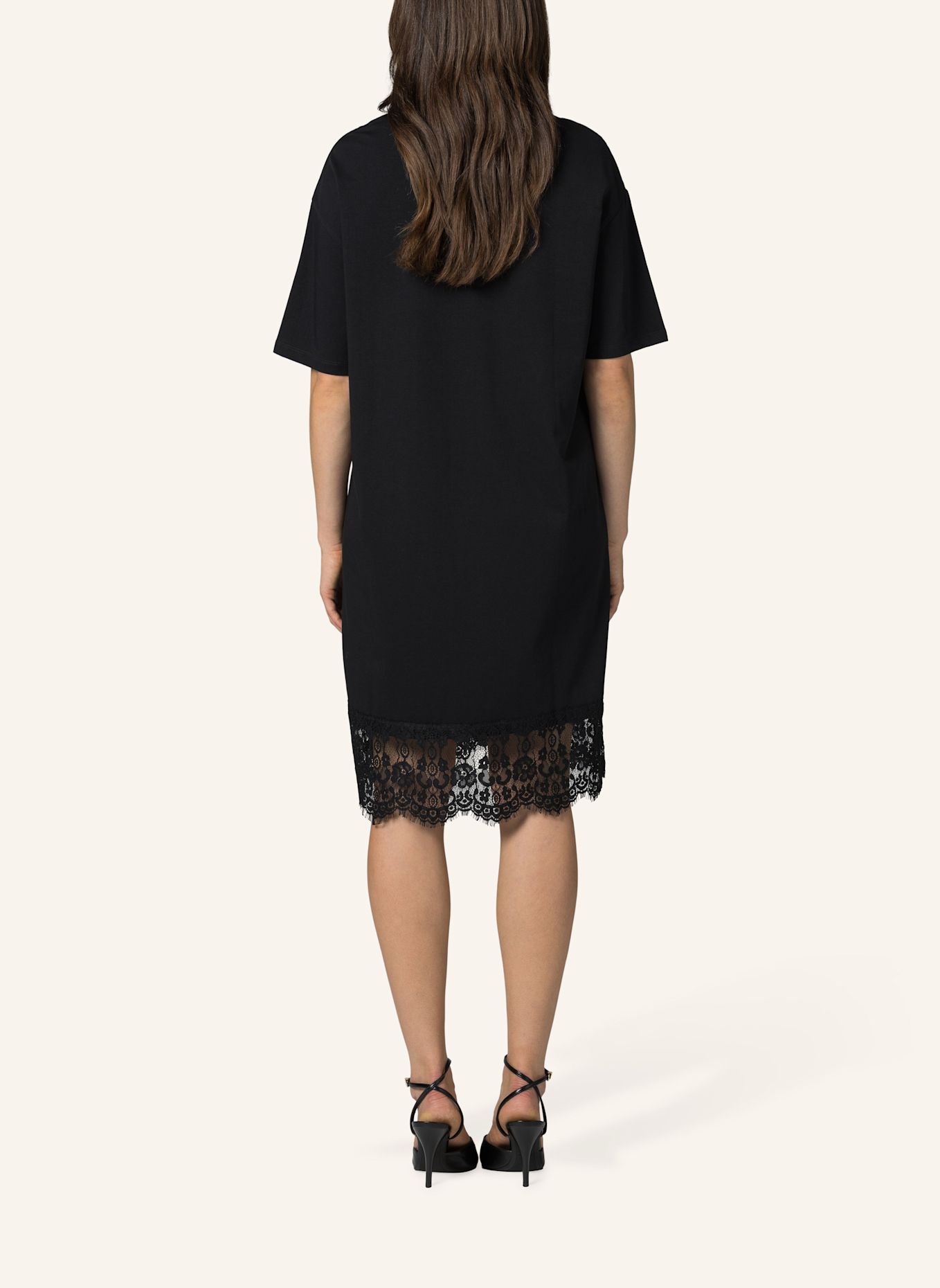19V69 ITALIA Freizeitkleid Rina Lace: SCHWARZ