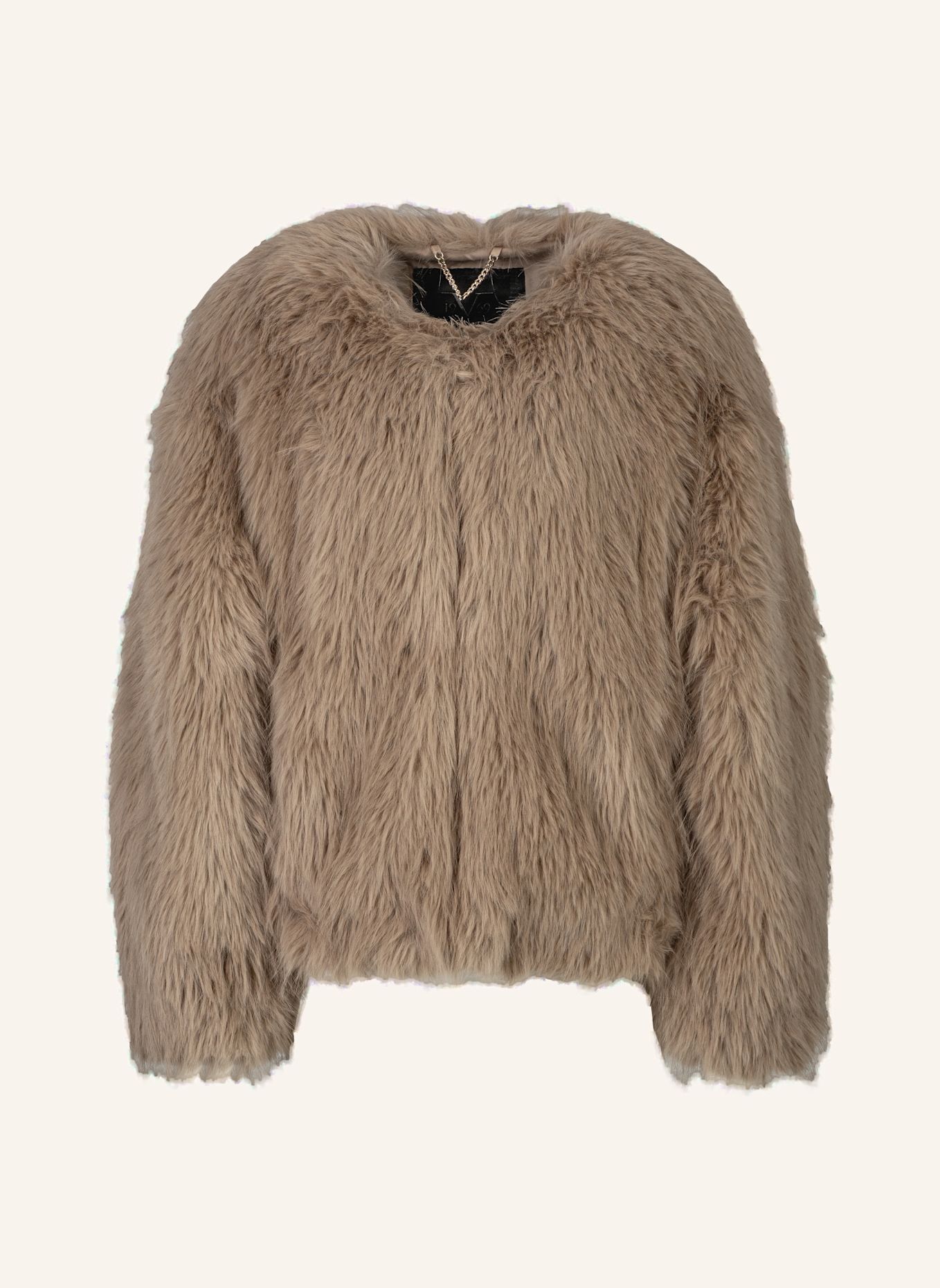 19V69 ITALIA Plüschjacke Alegra Street: BEIGE