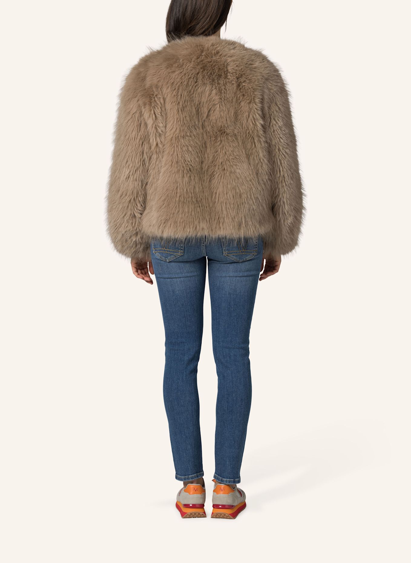 19V69 ITALIA Plüschjacke Alegra Street: BEIGE