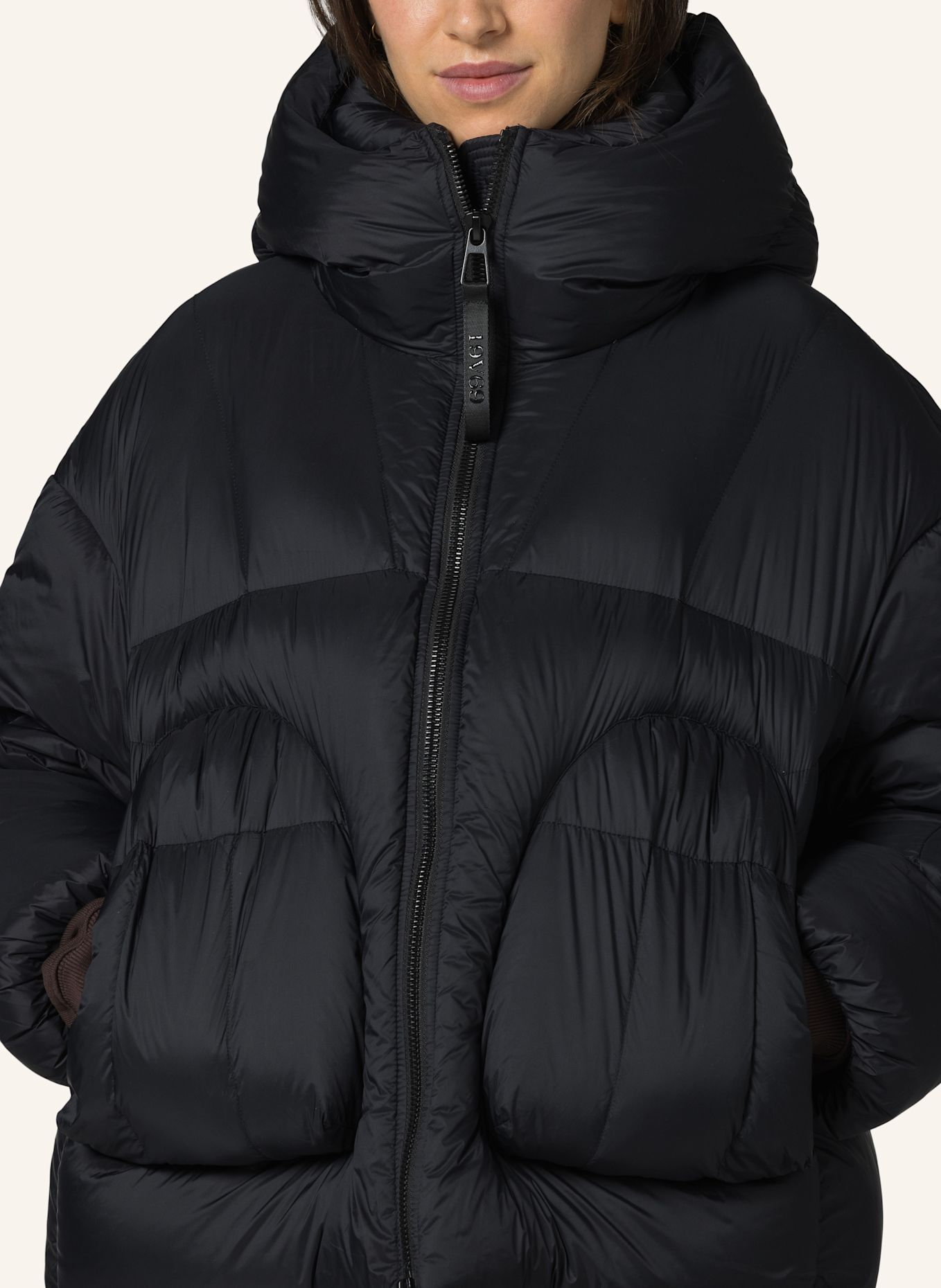 19V69 ITALIA Wolljacke Constance: SCHWARZ