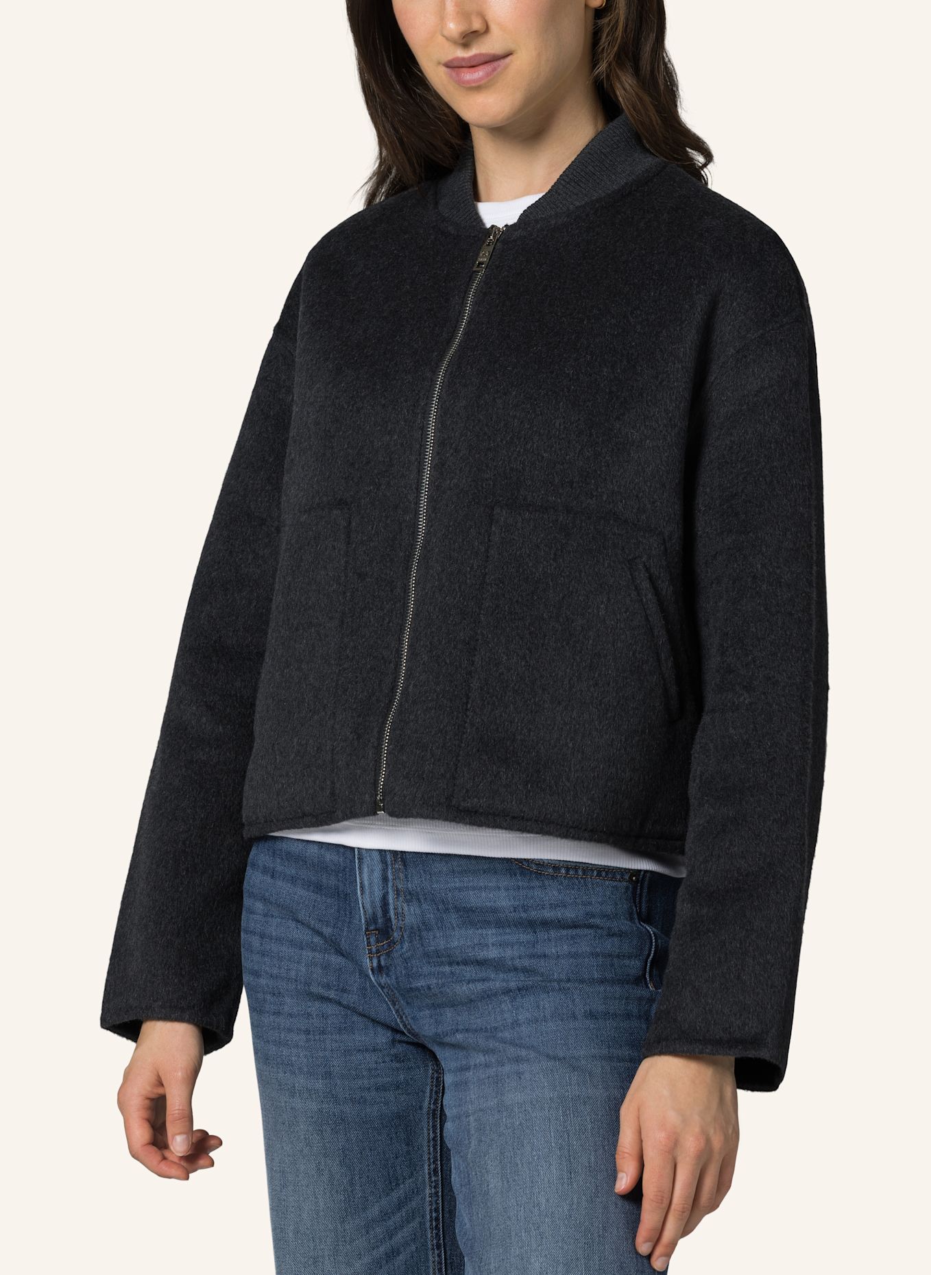 19V69 ITALIA Wolljacke Constance: SCHWARZ