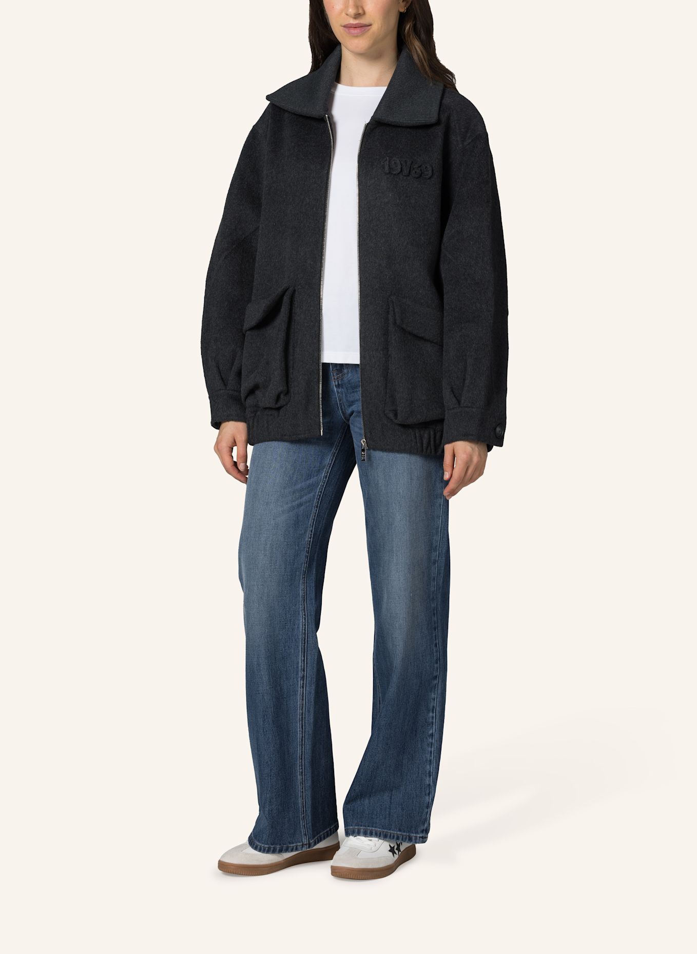 19V69 ITALIA Winterjacke Cecilia: SCHWARZ
