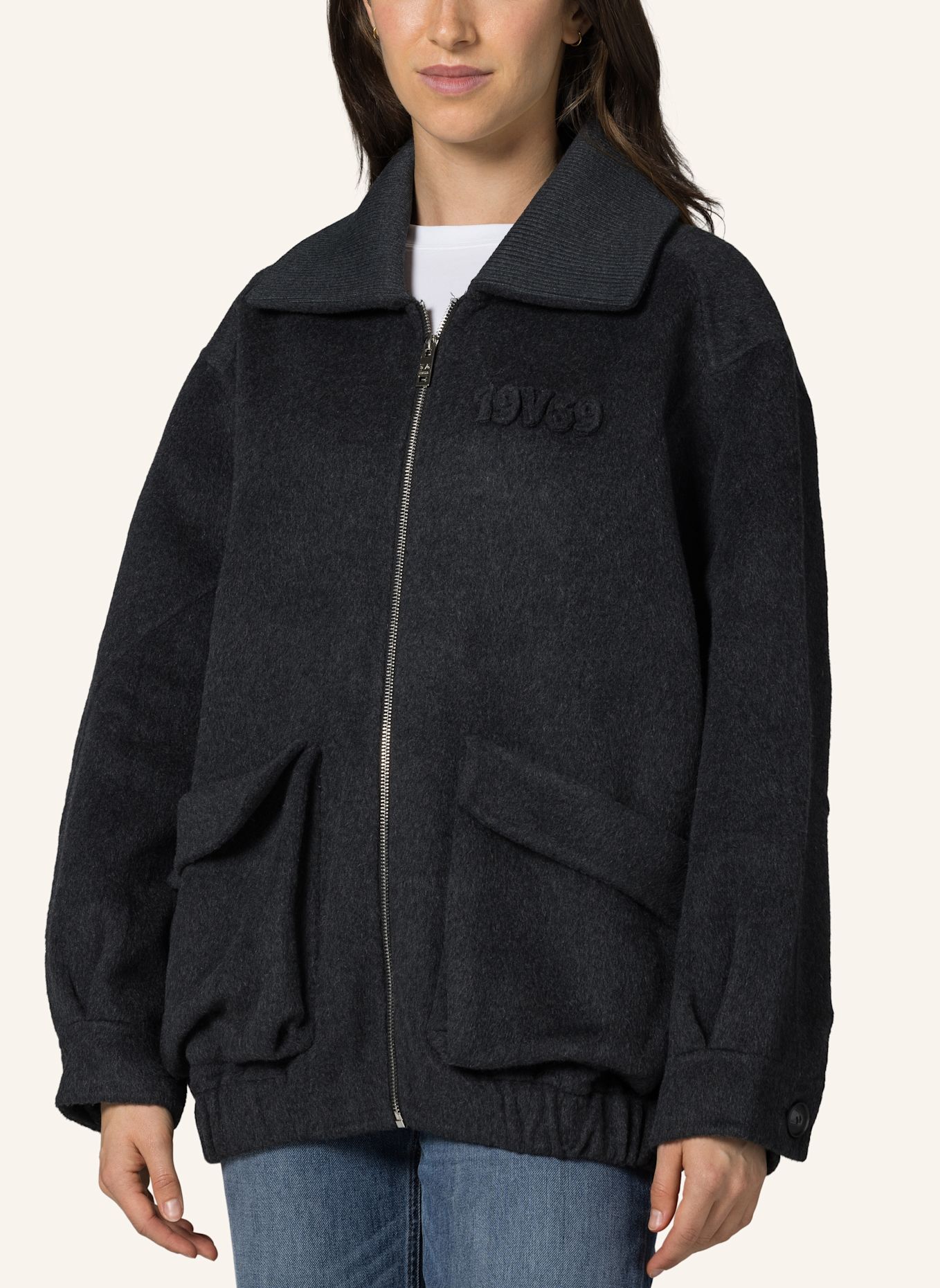 19V69 ITALIA Winterjacke Cecilia: SCHWARZ