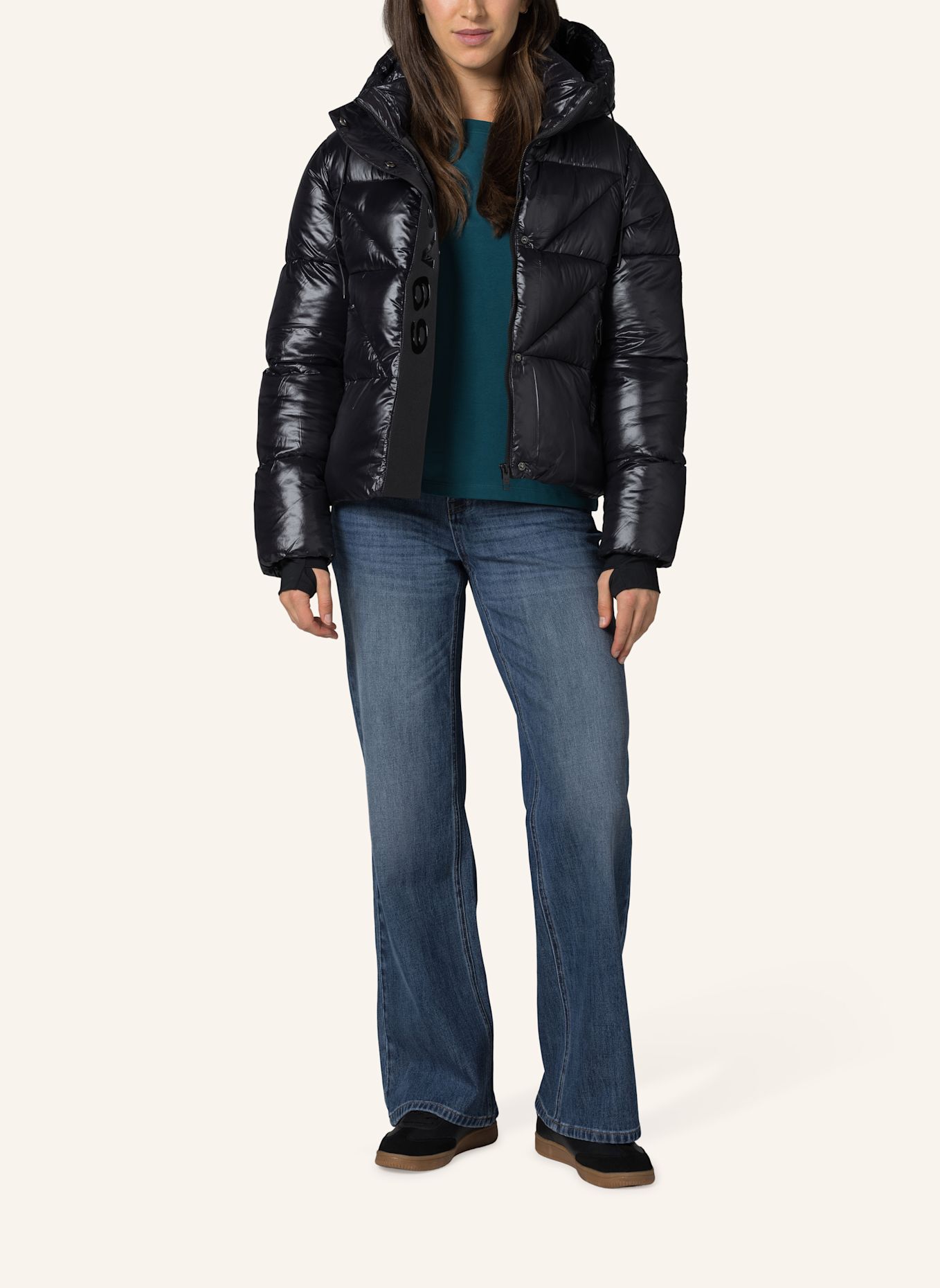 19V69 ITALIA Winterjacke Madrisa: SCHWARZ