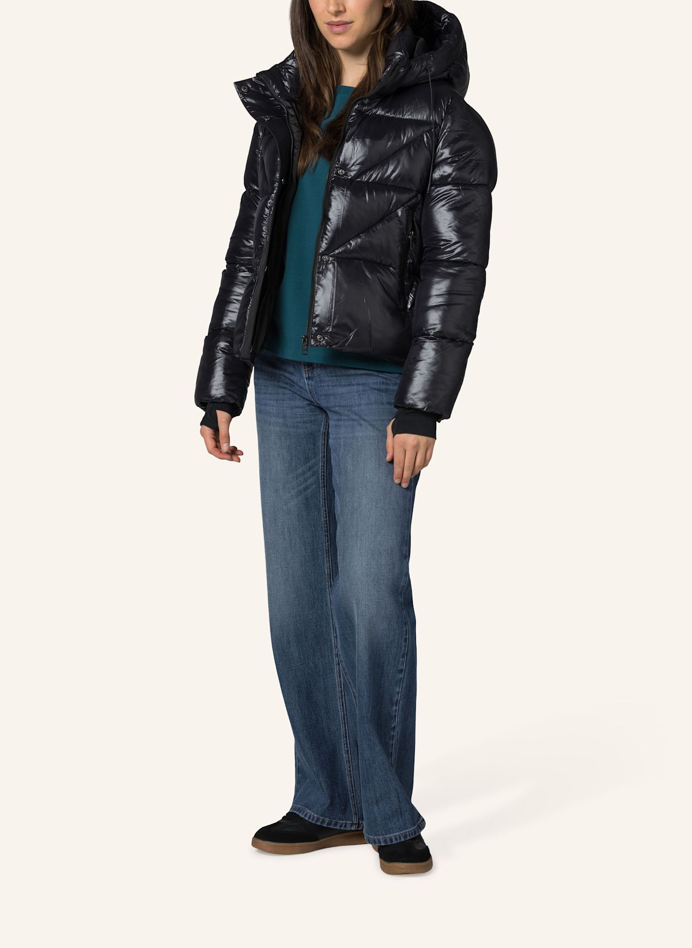 19V69 ITALIA Winterjacke Madrisa: SCHWARZ