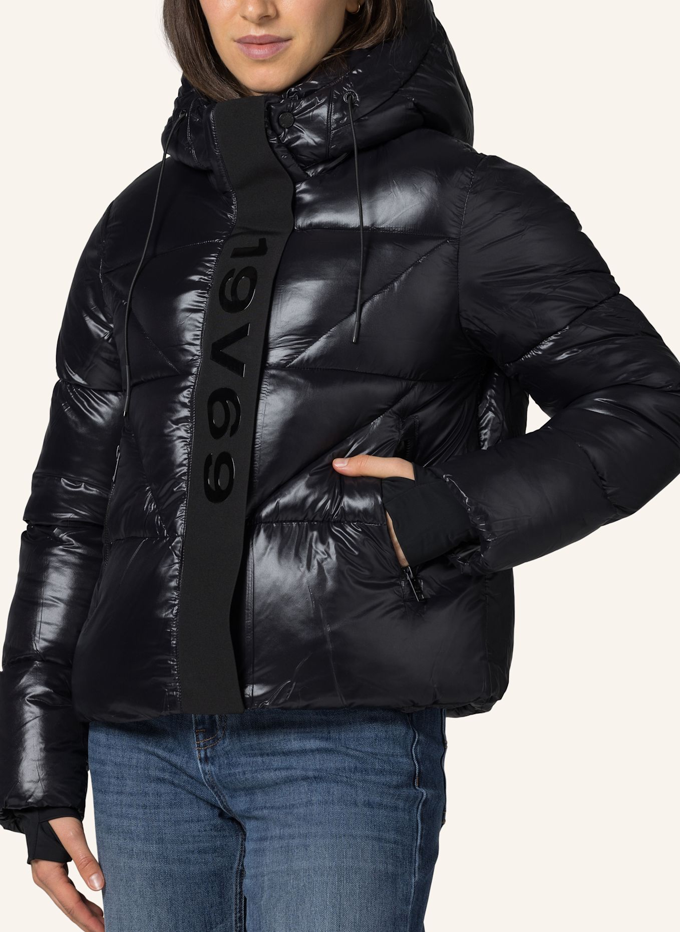 19V69 ITALIA Winterjacke Madrisa: SCHWARZ