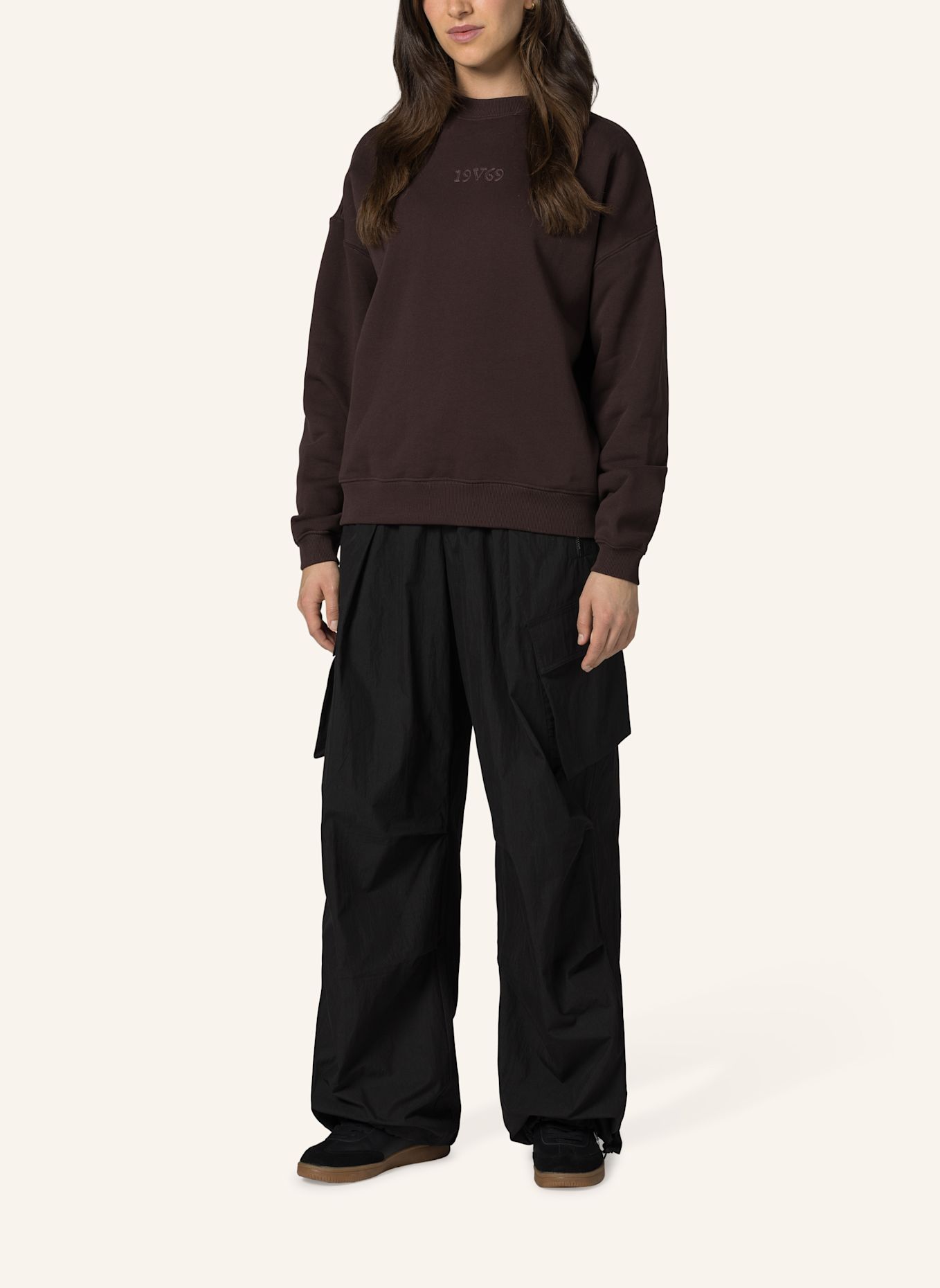 19V69 ITALIA Sweatshirt Willow Street: BRAUN