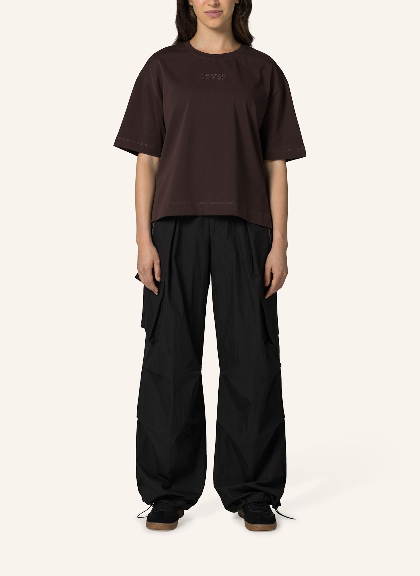 19V69 ITALIA T-Shirt Petonia Street: BRAUN